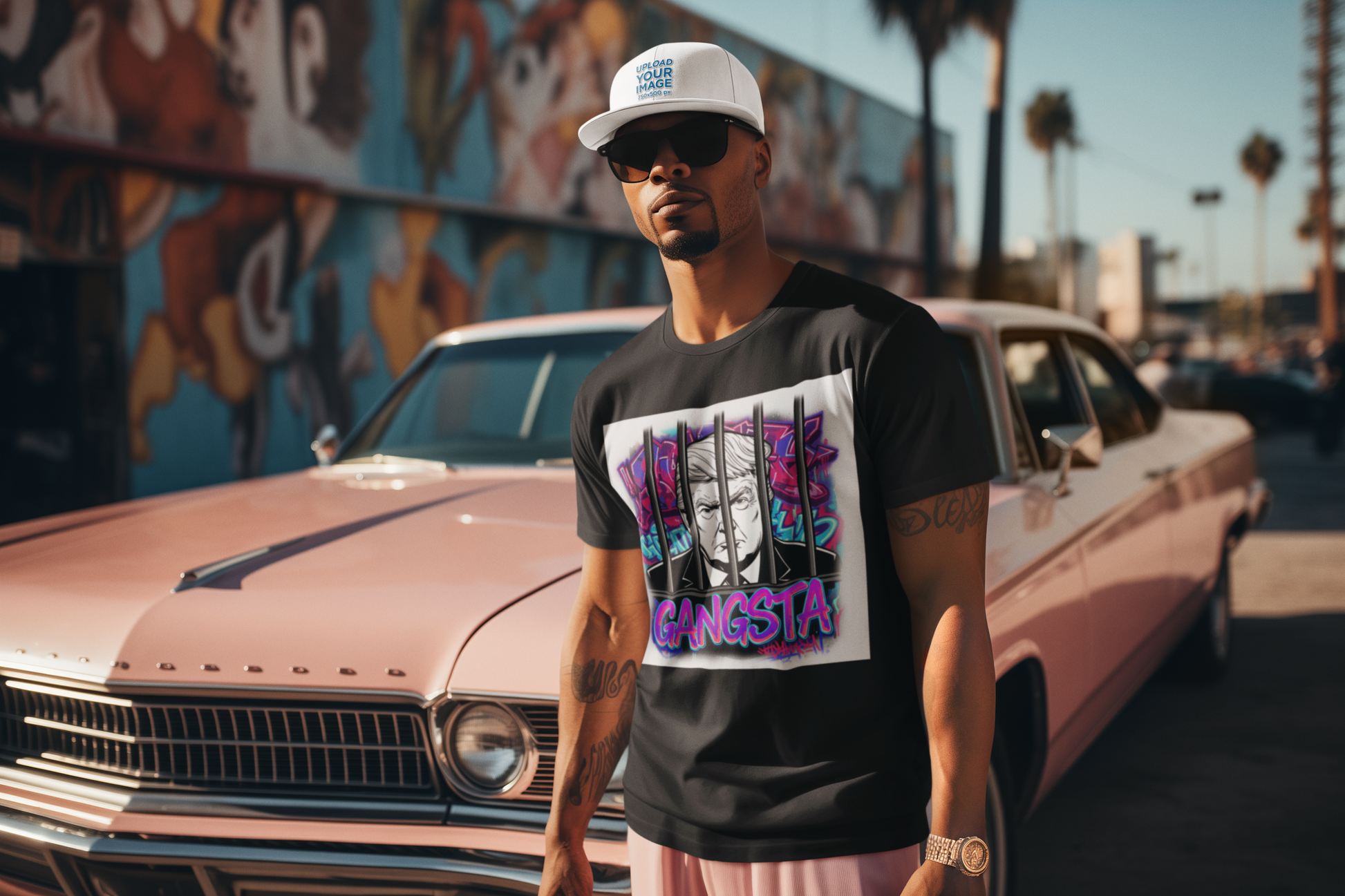 Graphic Tee - Street Collection: "Gangsta President V.3"