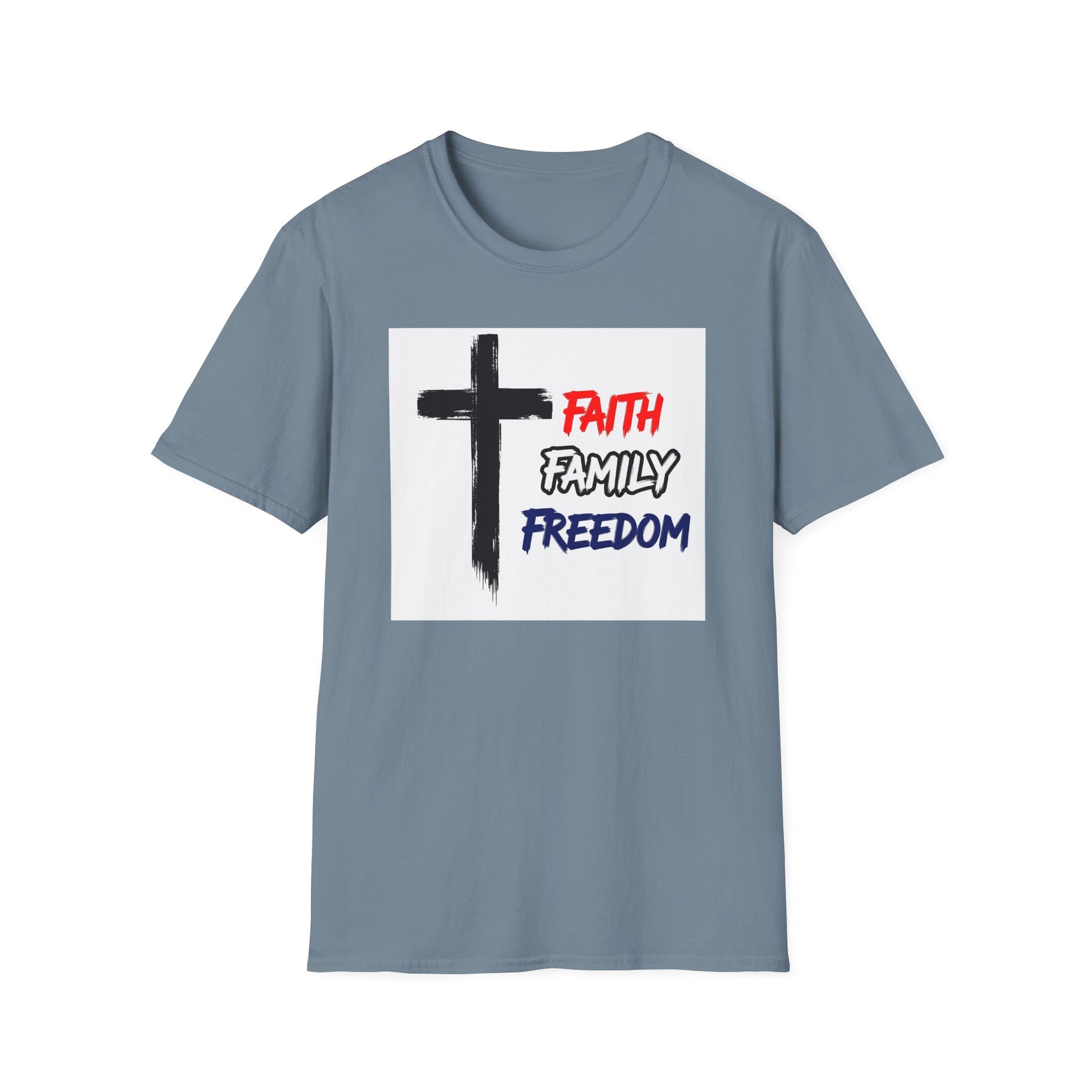 American Heritage Graphic Short Tee - "Faith Family Freedom V.1"