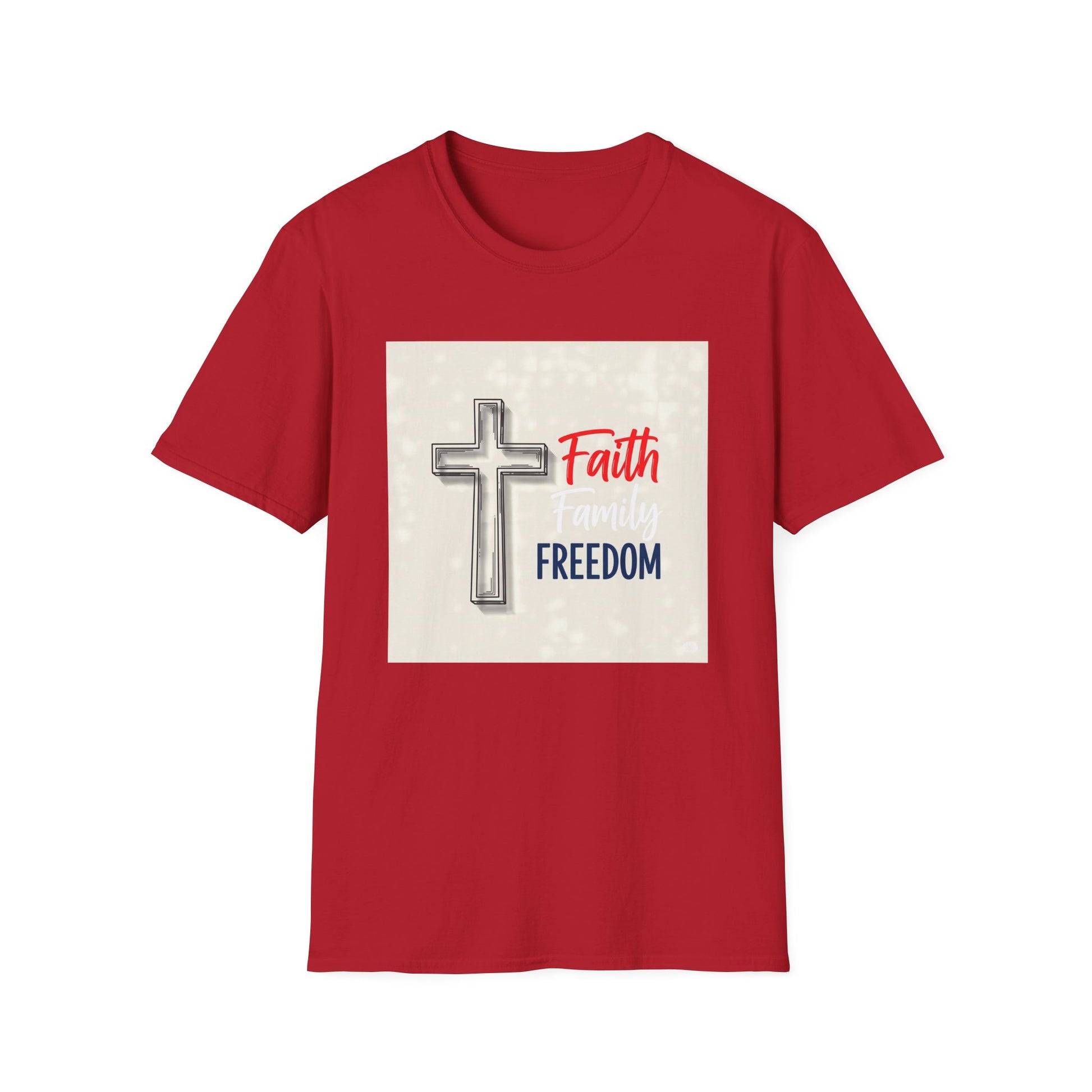American Heritage Graphic Short Tee - "Faith Family Freedom V.4"