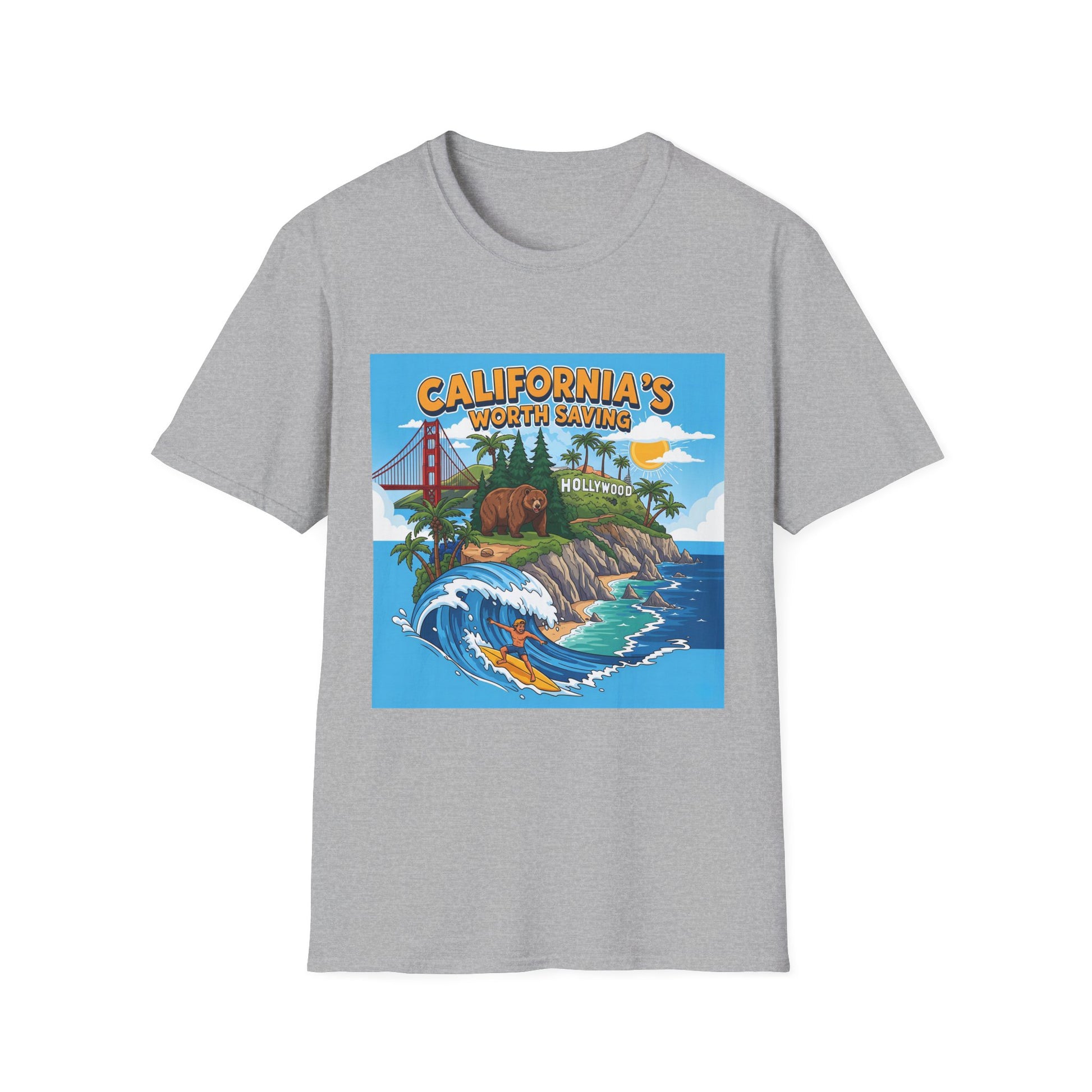 Graphic Tee - Funny "Cali's Worth Saving"