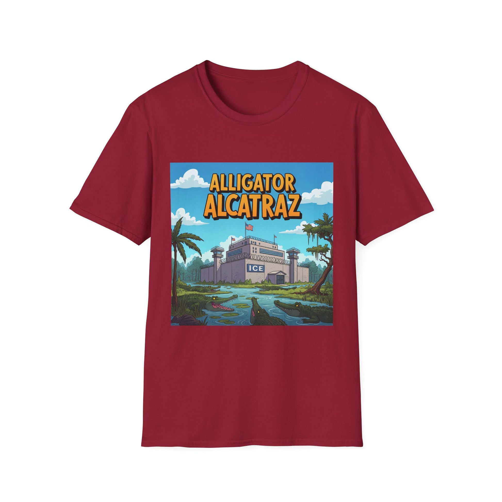 Graphic Tee - Funny "Alligator Alcatraz"