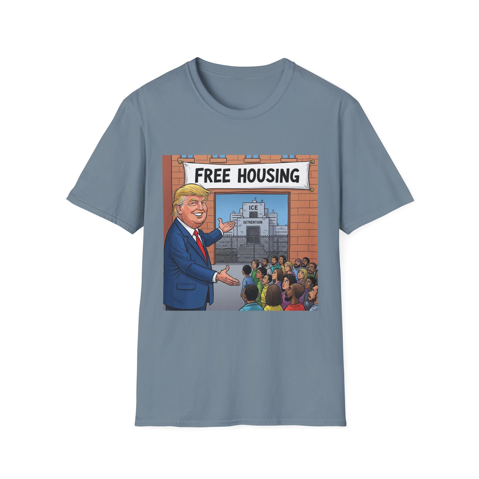 Graphic Tee - Funny "Free Housing"