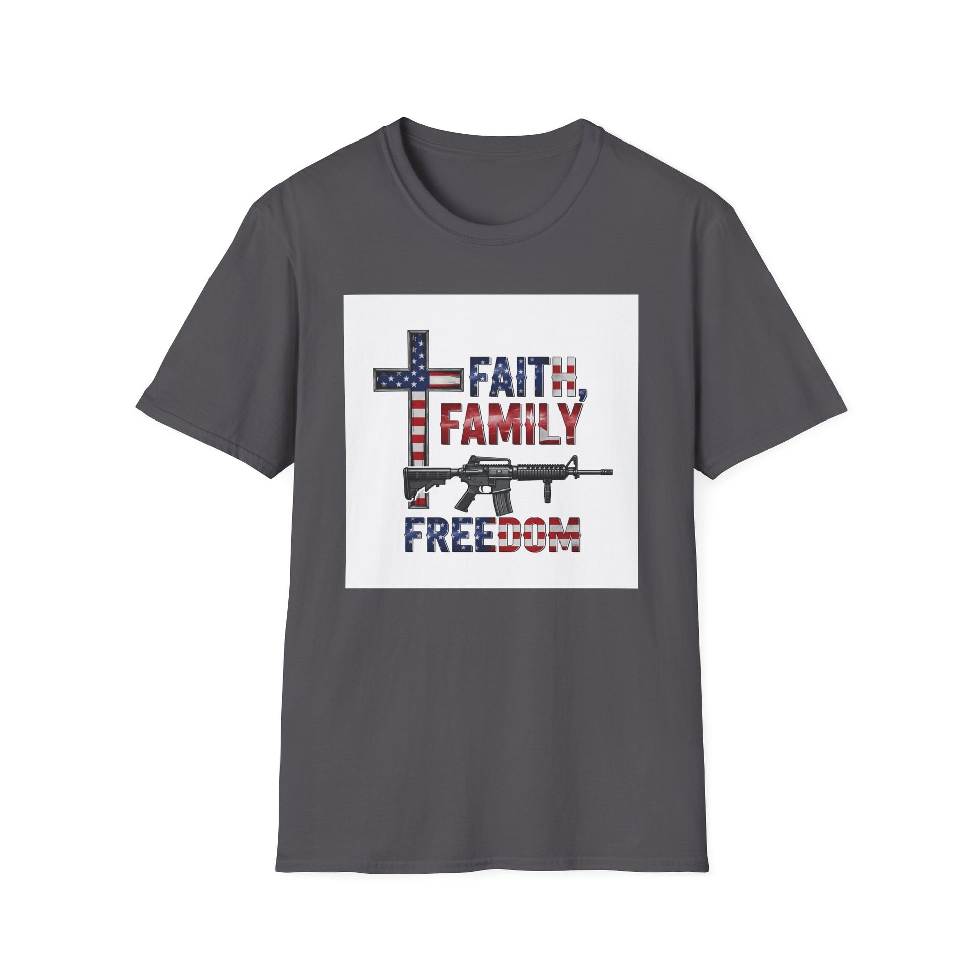 American Heritage Graphic Short Tee - "Faith Family Freedom V.2"