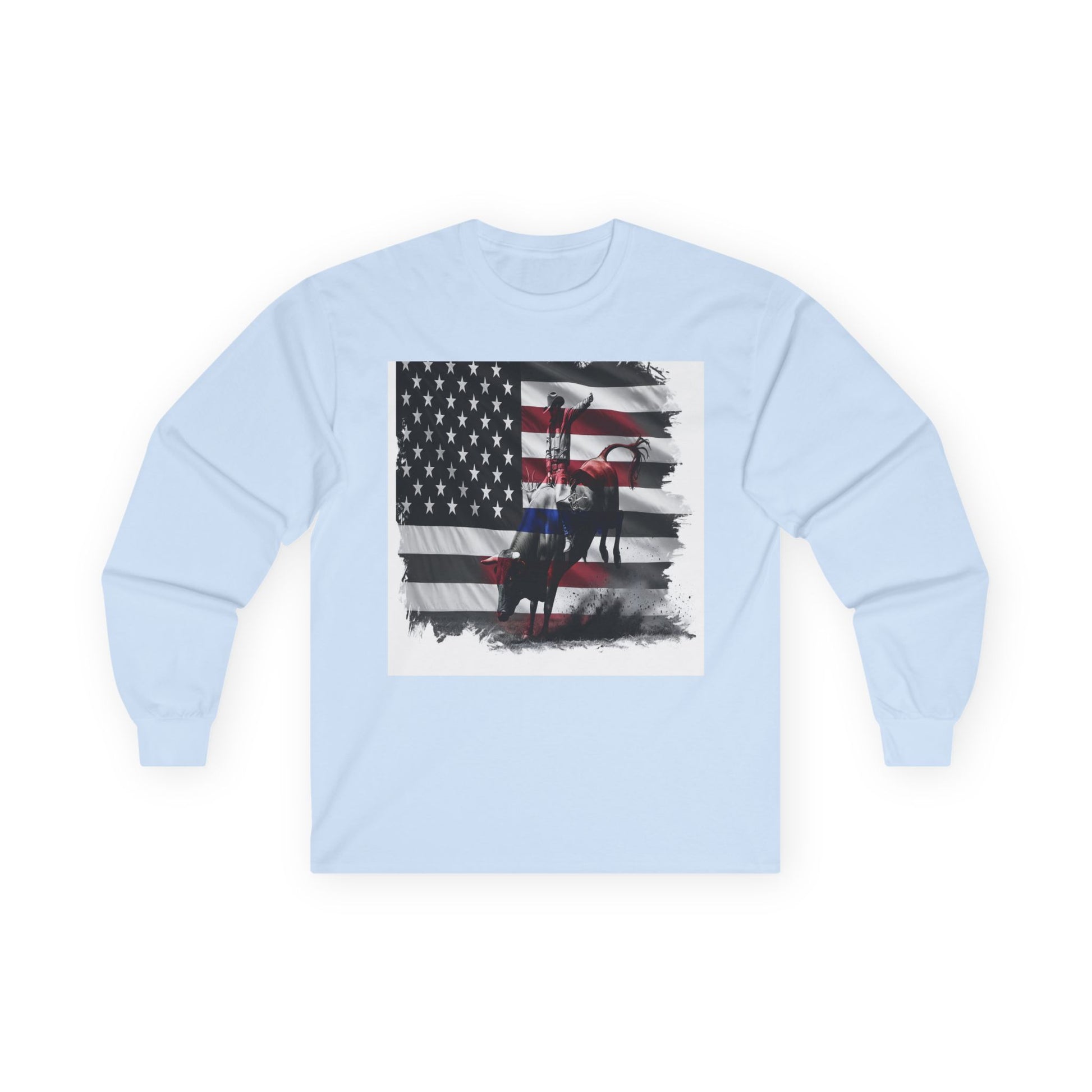 American Heritage Graphic Long Sleeve Tee - "Get Bucked"