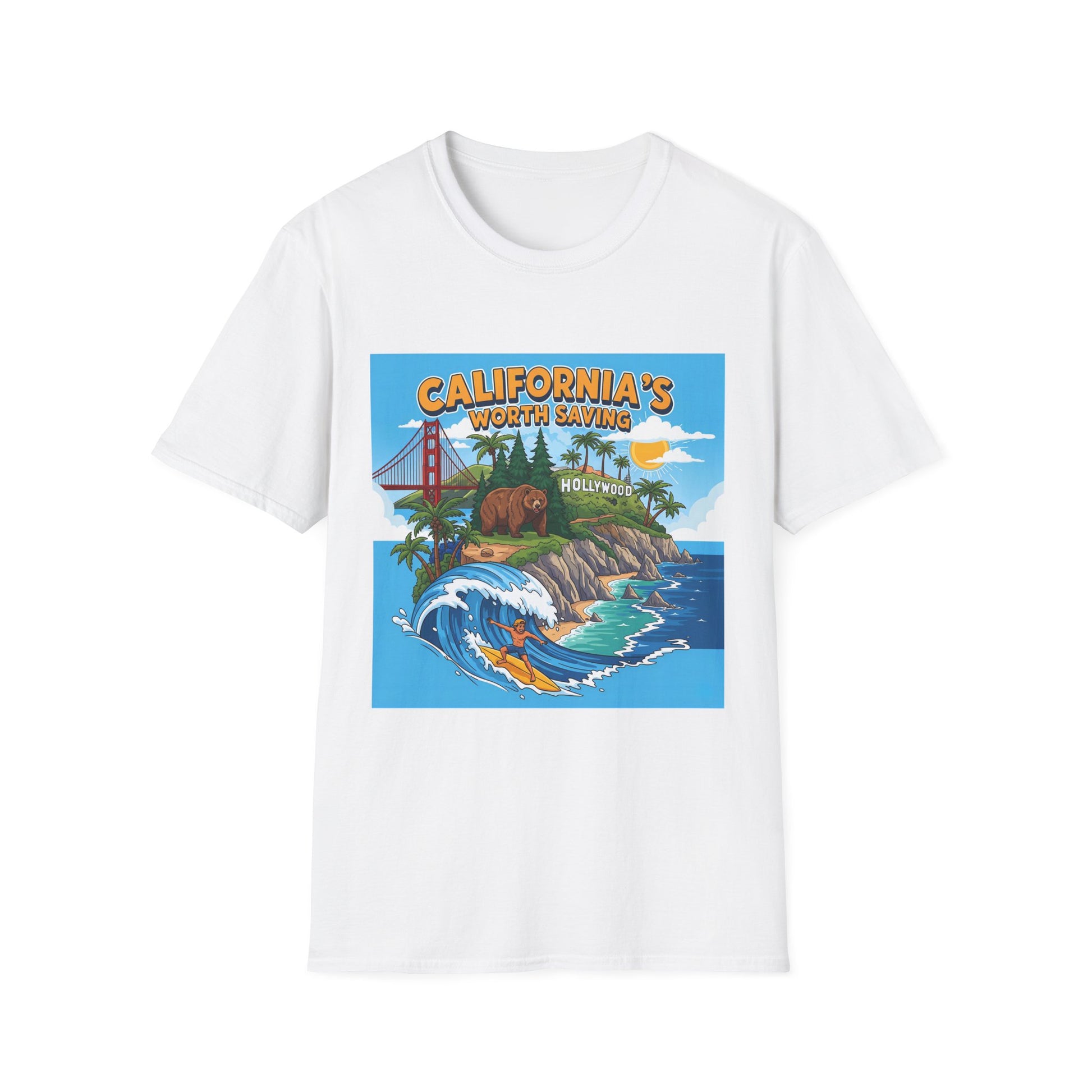 Graphic Tee - Funny "Cali's Worth Saving"