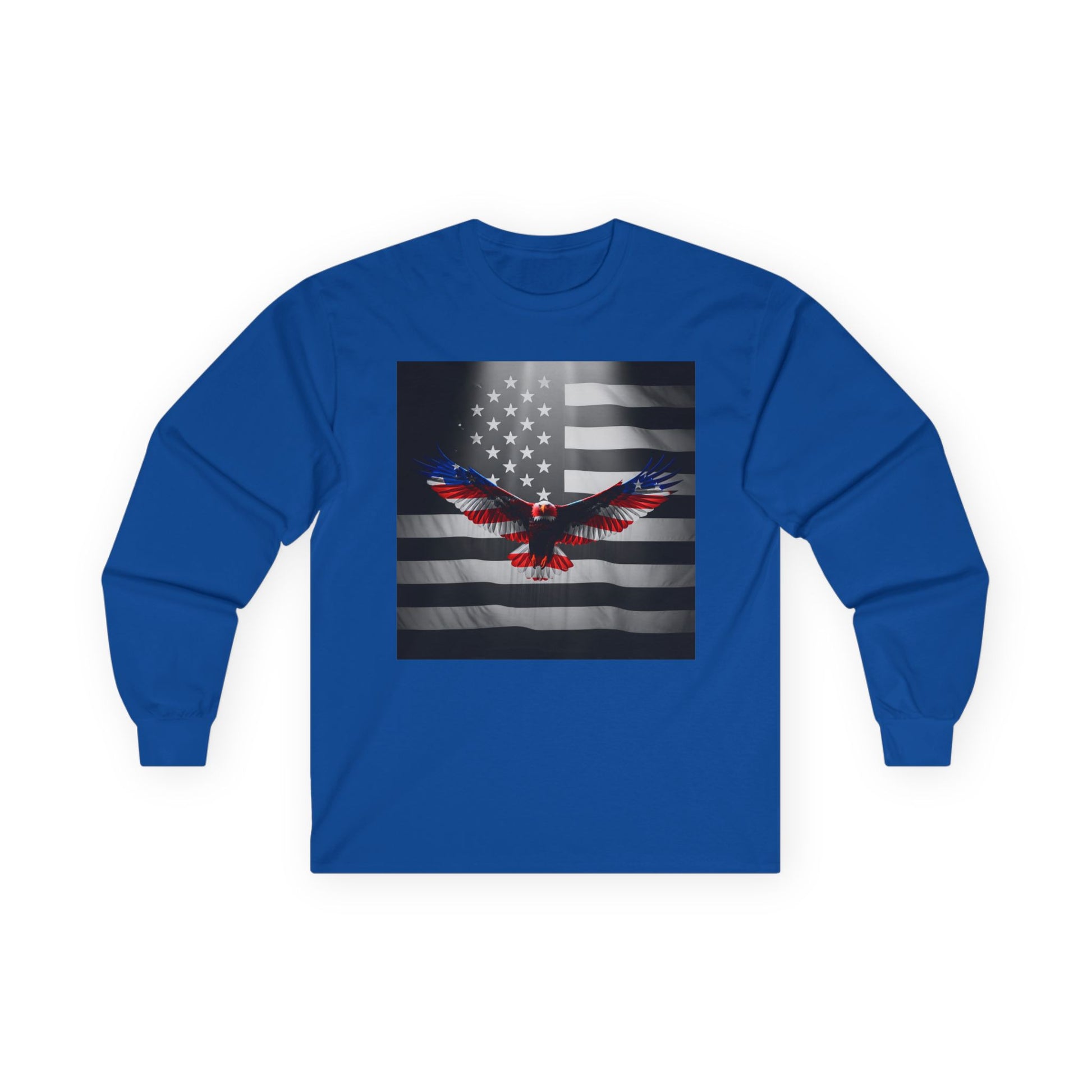 American Heritage Graphic Long Sleeve Tee - "Soaring Eagle"