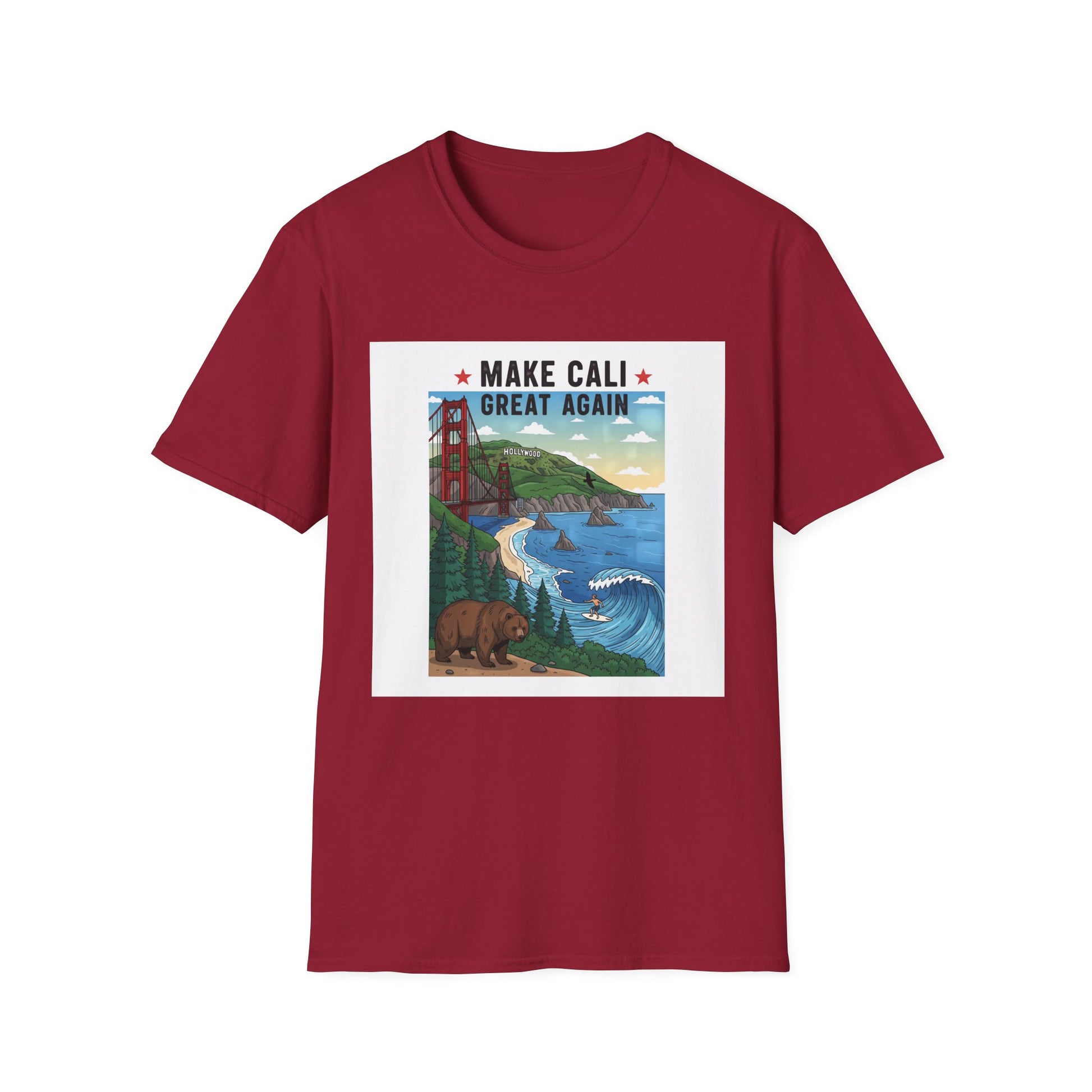Graphic Tee - Funny "Make Cali Great Again!"