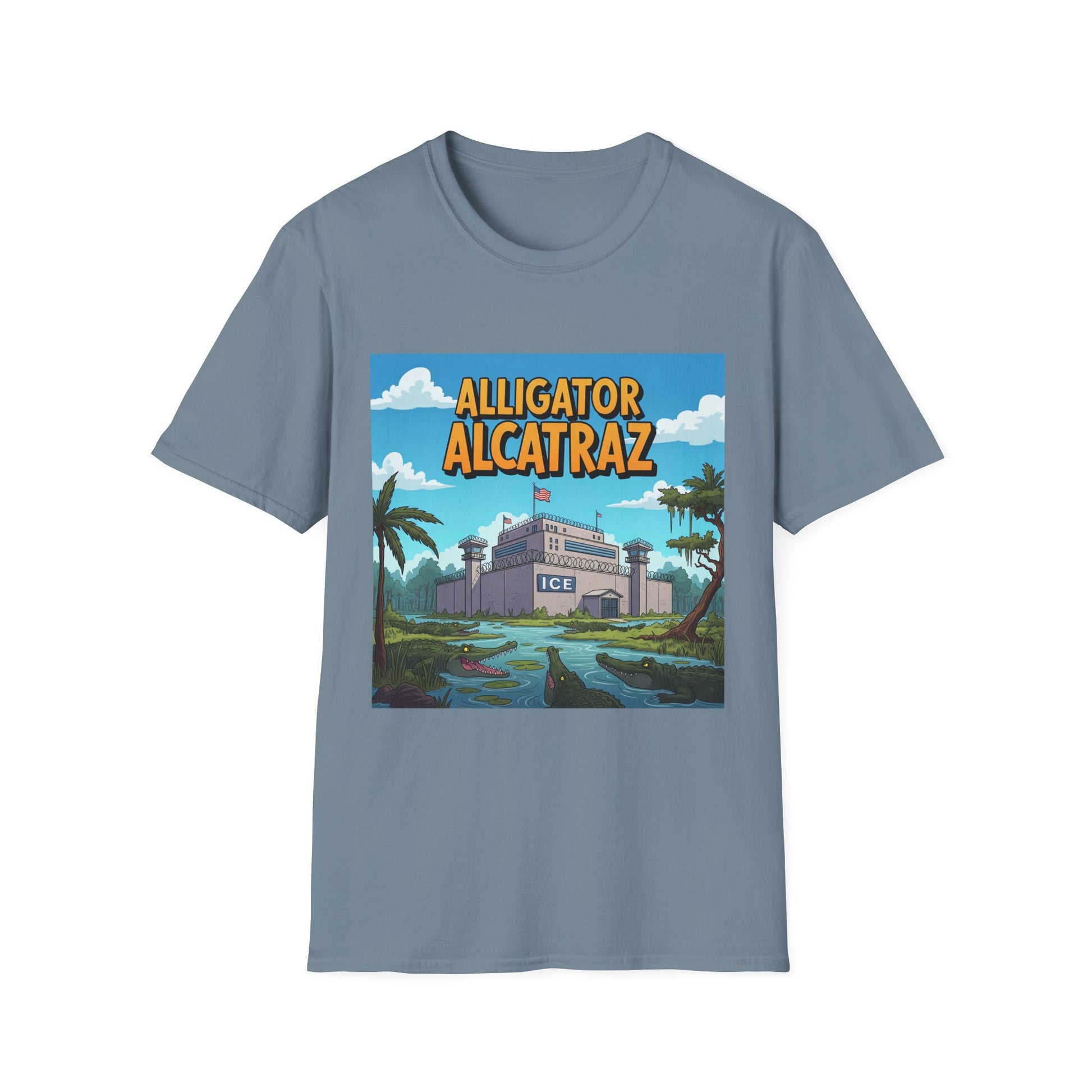 Graphic Tee - Funny "Alligator Alcatraz"