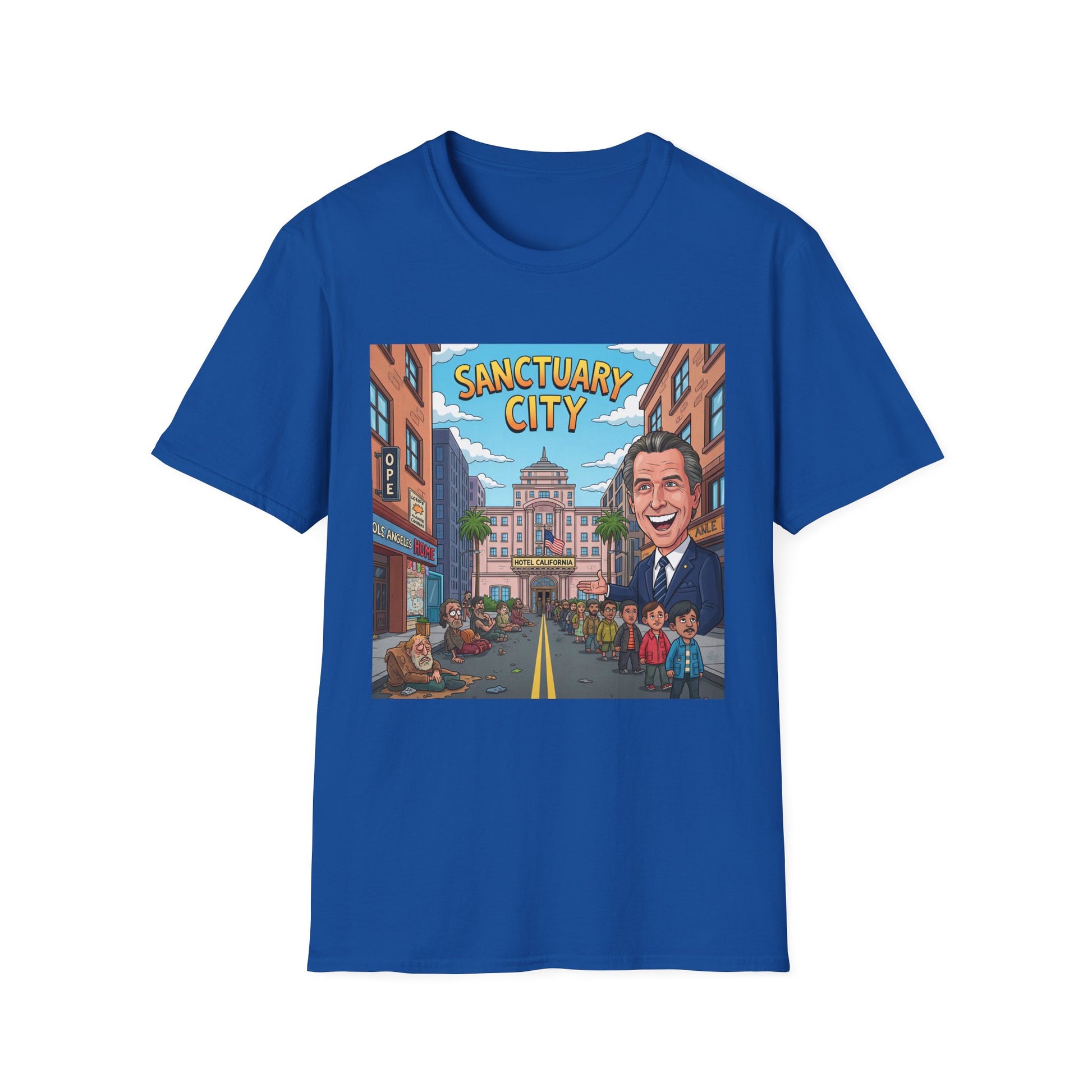 Graphic Tee - Funny "Sanctuary City, CA."