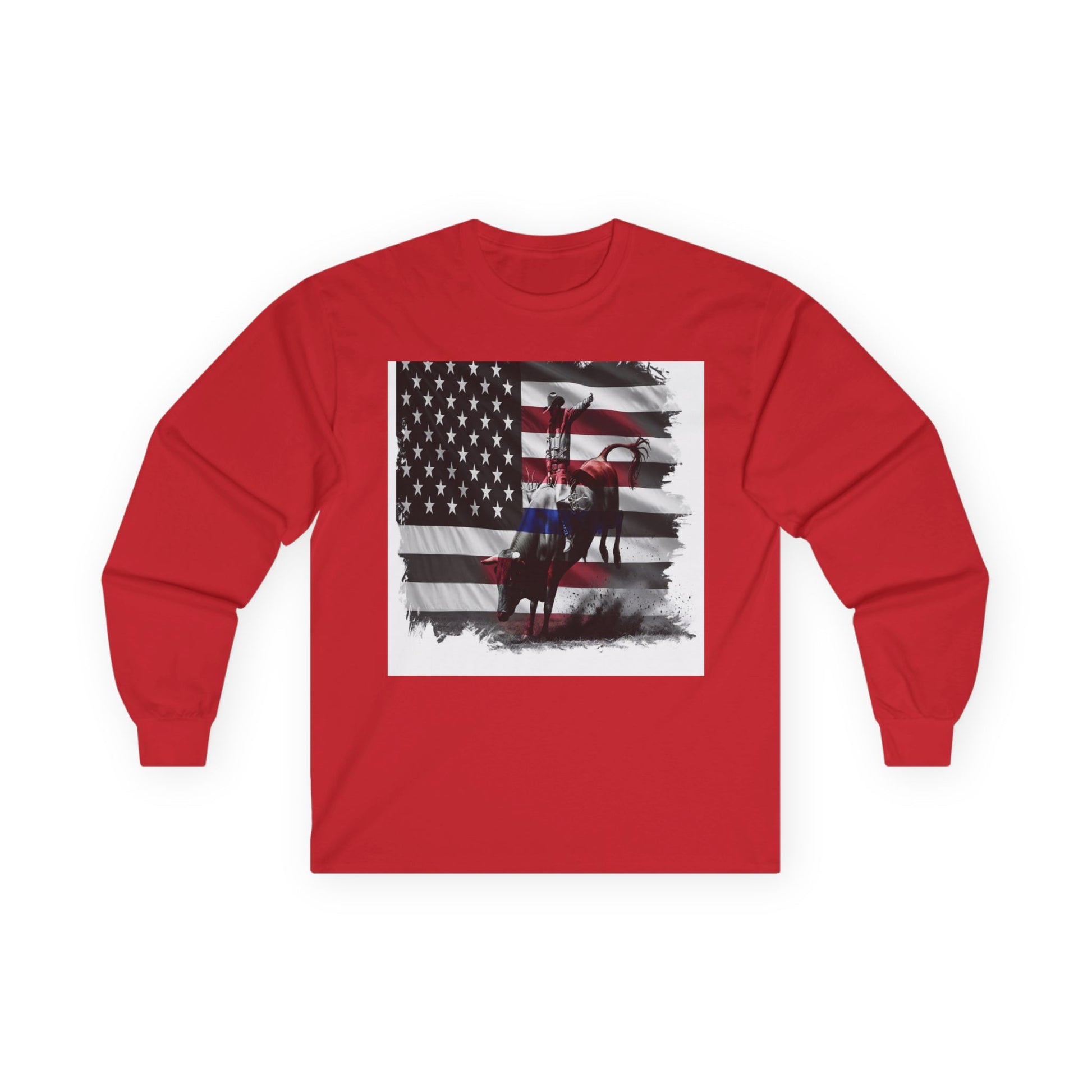 American Heritage Graphic Long Sleeve Tee - "Get Bucked"
