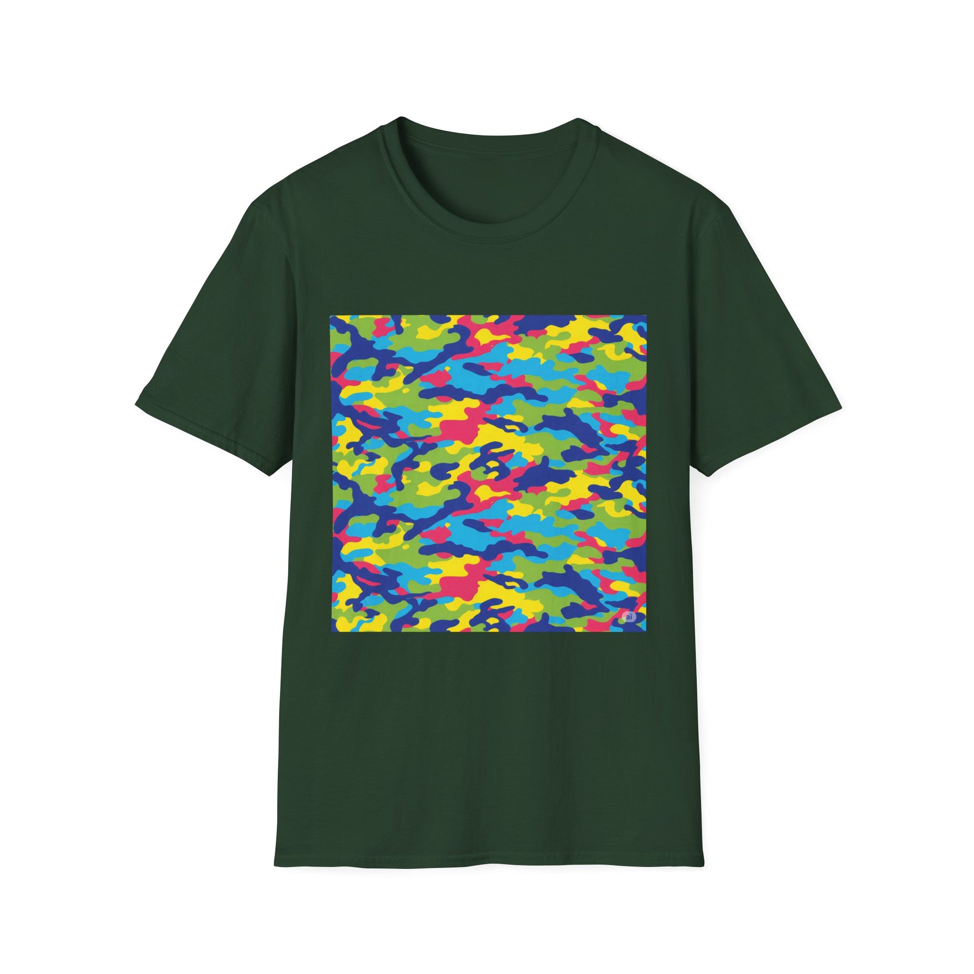 American Heritage Graphic Short Tee - Bold & Bright Camo