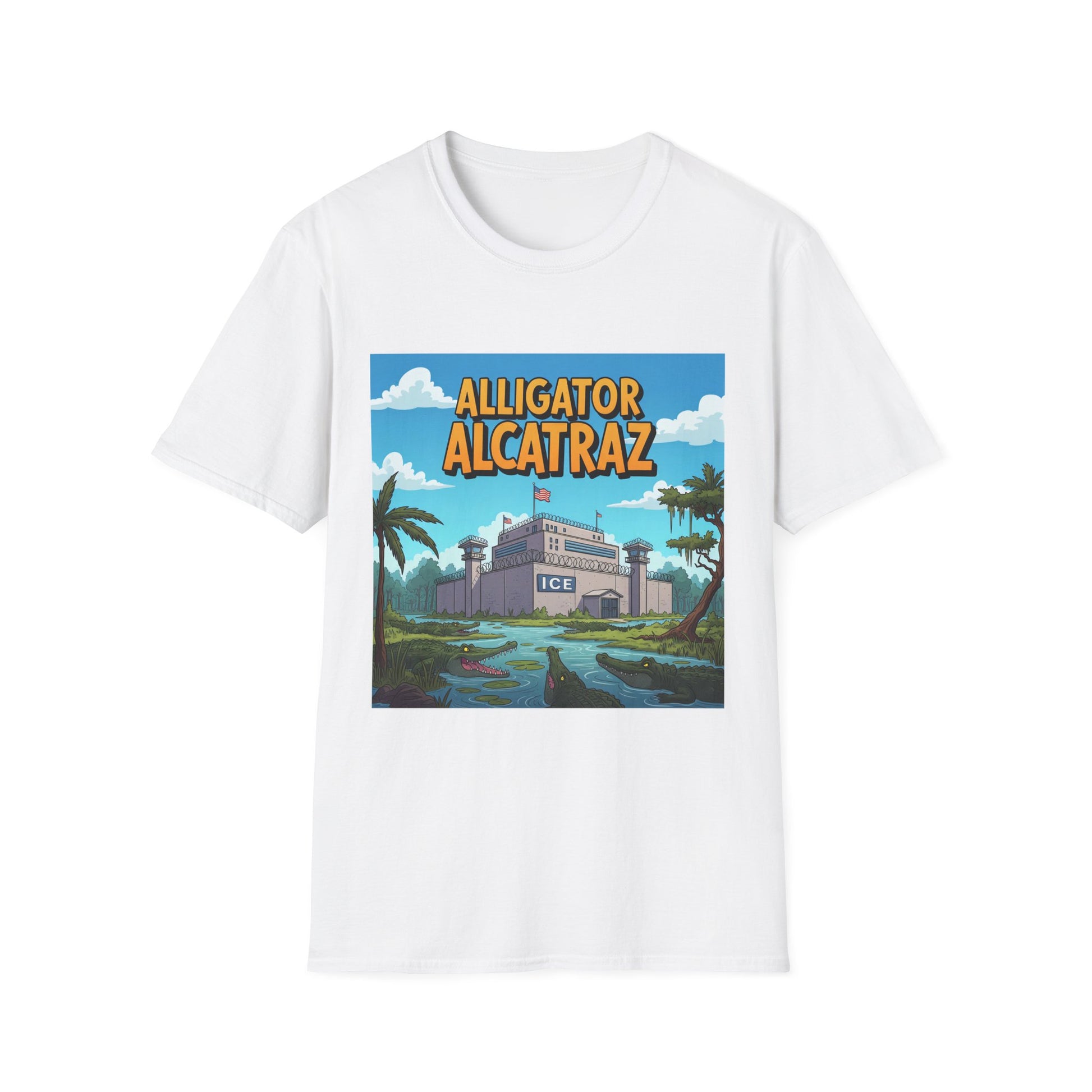Graphic Tee - Funny "Alligator Alcatraz"