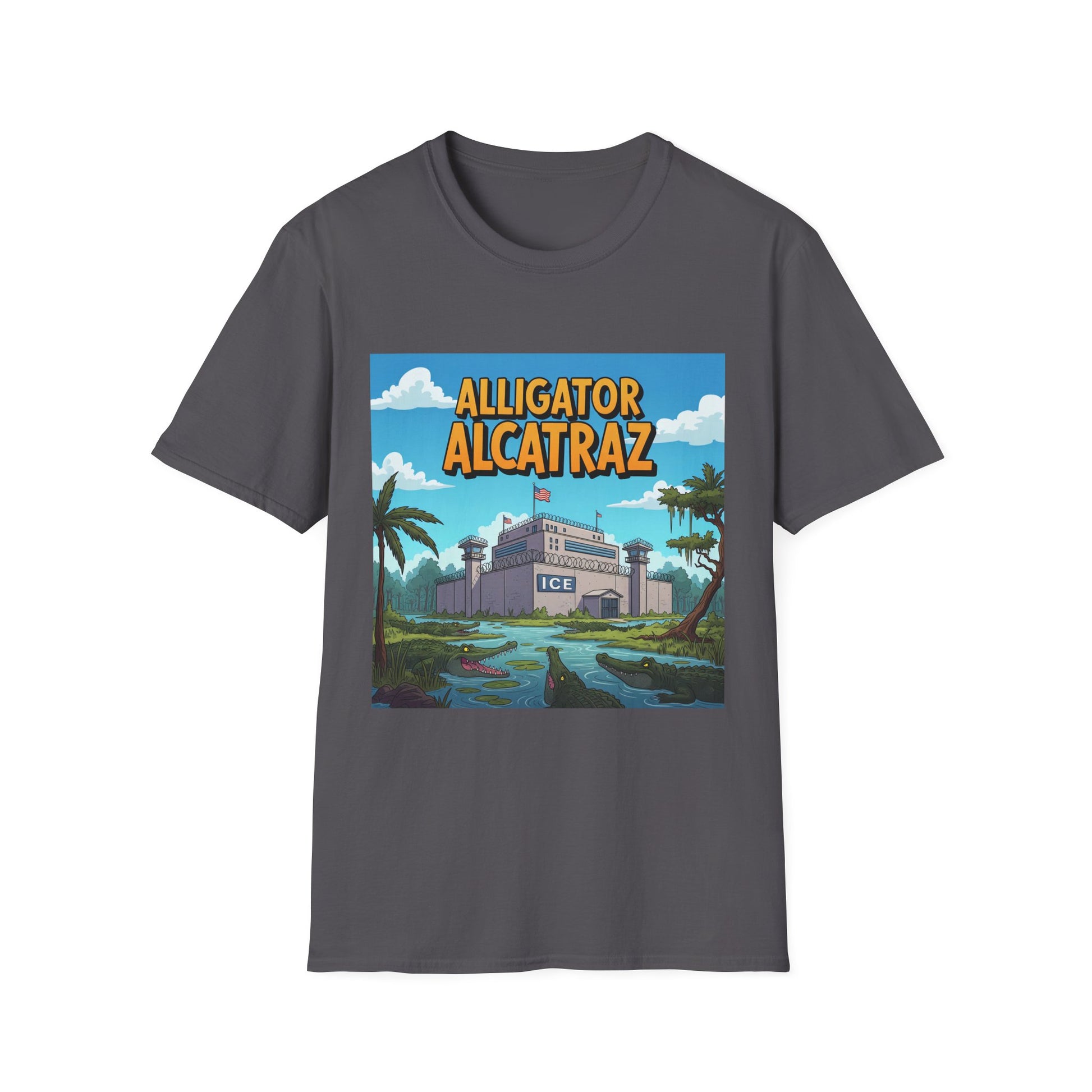 Graphic Tee - Funny "Alligator Alcatraz"