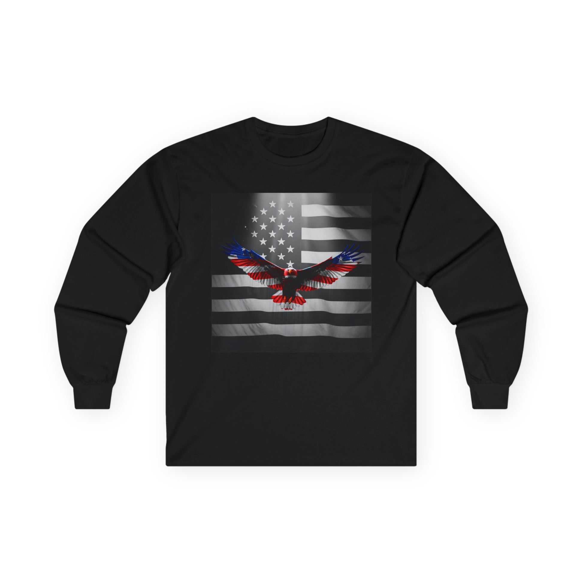 American Heritage Graphic Long Sleeve Tee - "Soaring Eagle"