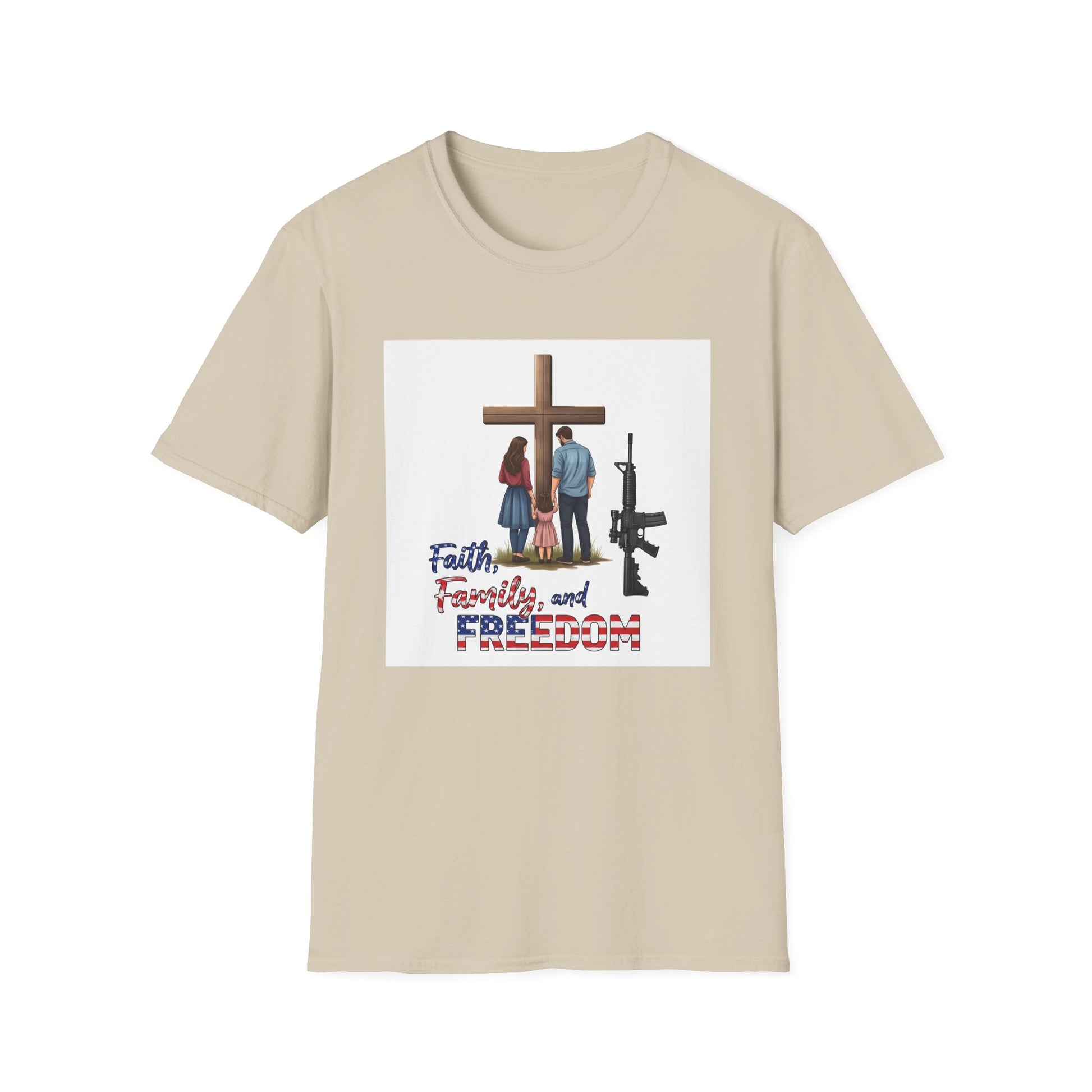 American Heritage Graphic Short Tee - "Faith Family Freedom V.3"