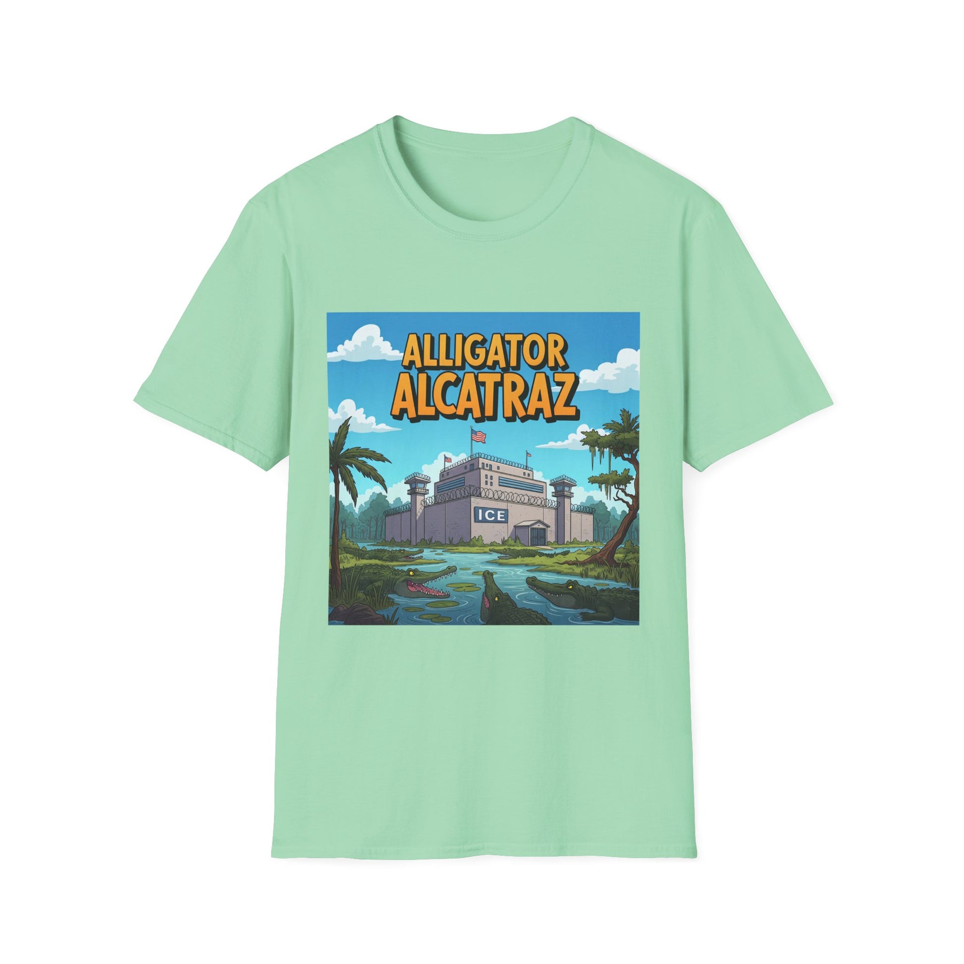 Graphic Tee - Funny "Alligator Alcatraz"