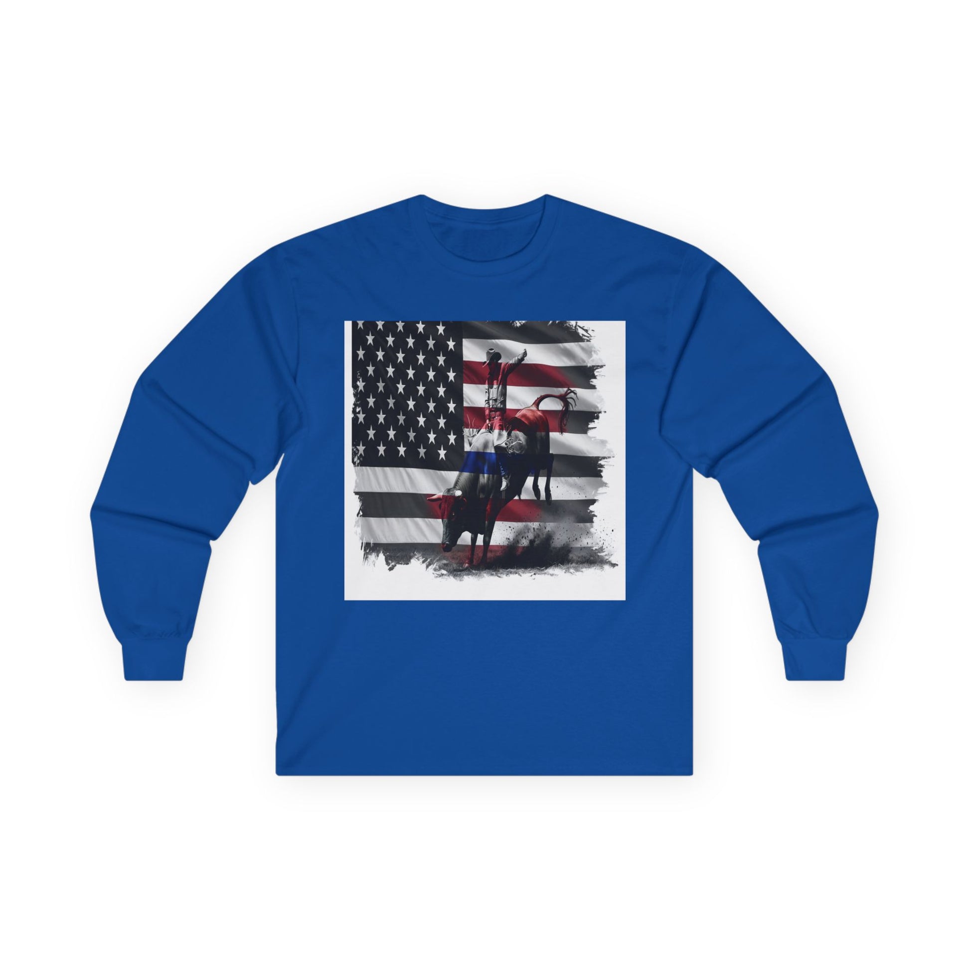 American Heritage Graphic Long Sleeve Tee - "Get Bucked"