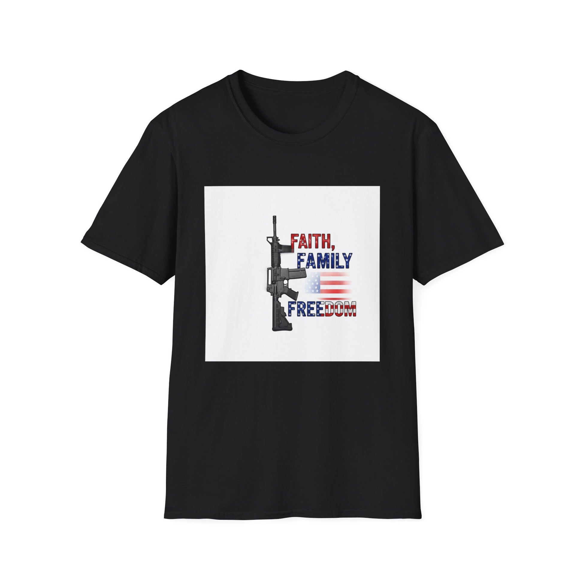 American Heritage Graphic Short Tee - "Faith Family Freedom V.5"