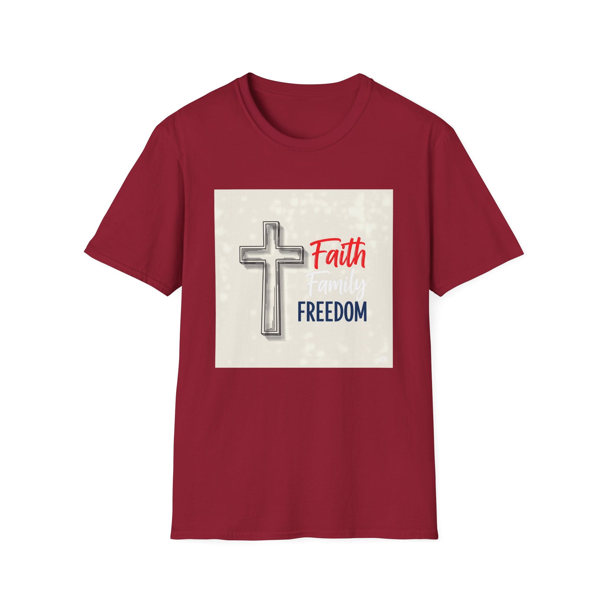 American Heritage Graphic Short Tee - "Faith Family Freedom V.4"