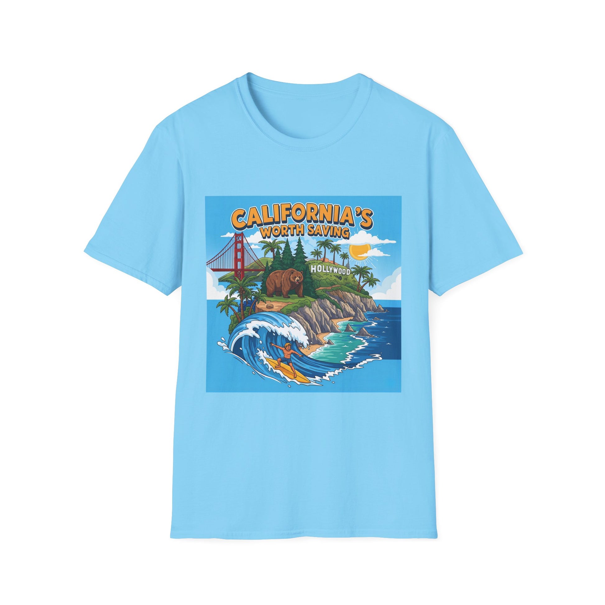 Graphic Tee - Funny "Cali's Worth Saving"