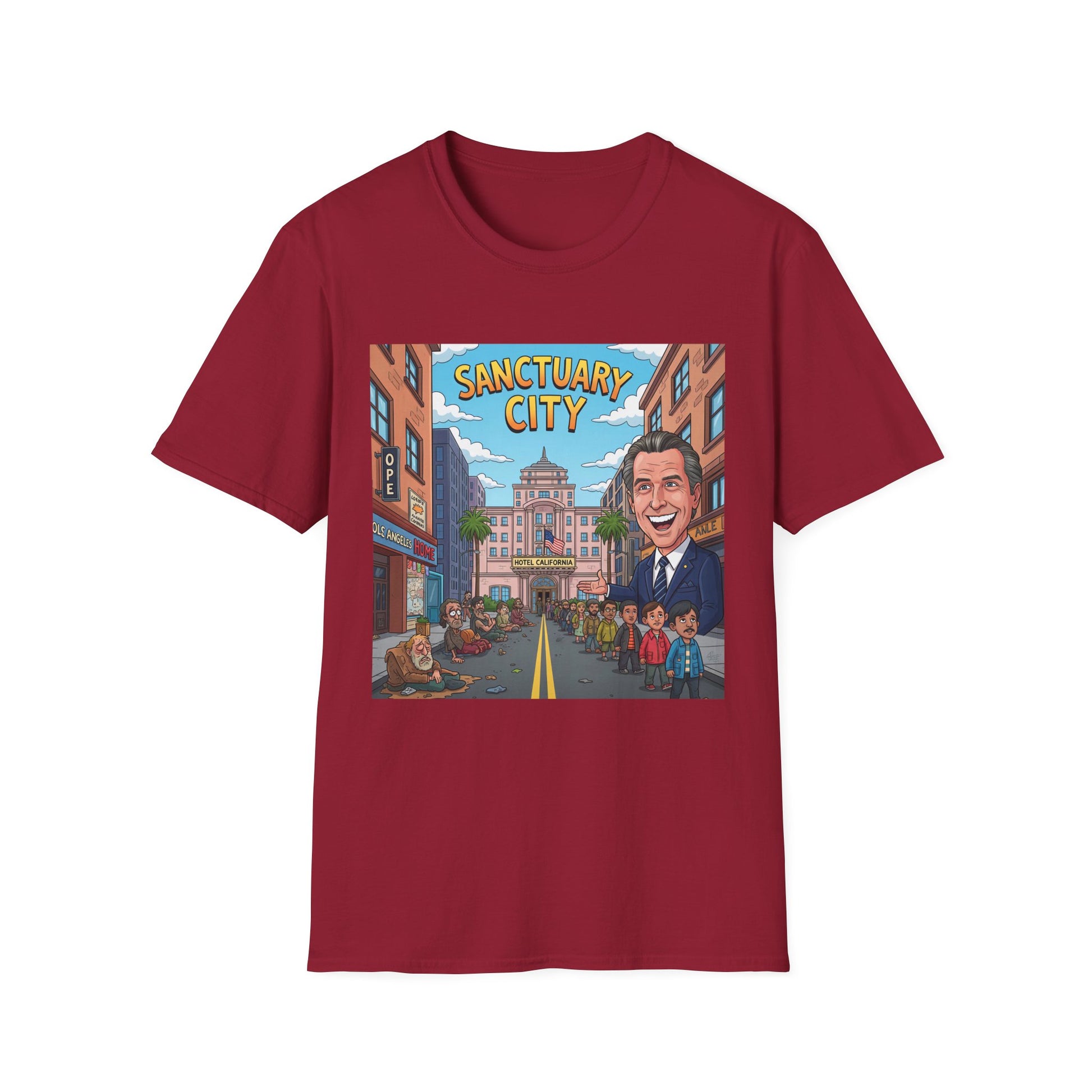 Graphic Tee - Funny "Sanctuary City, CA."