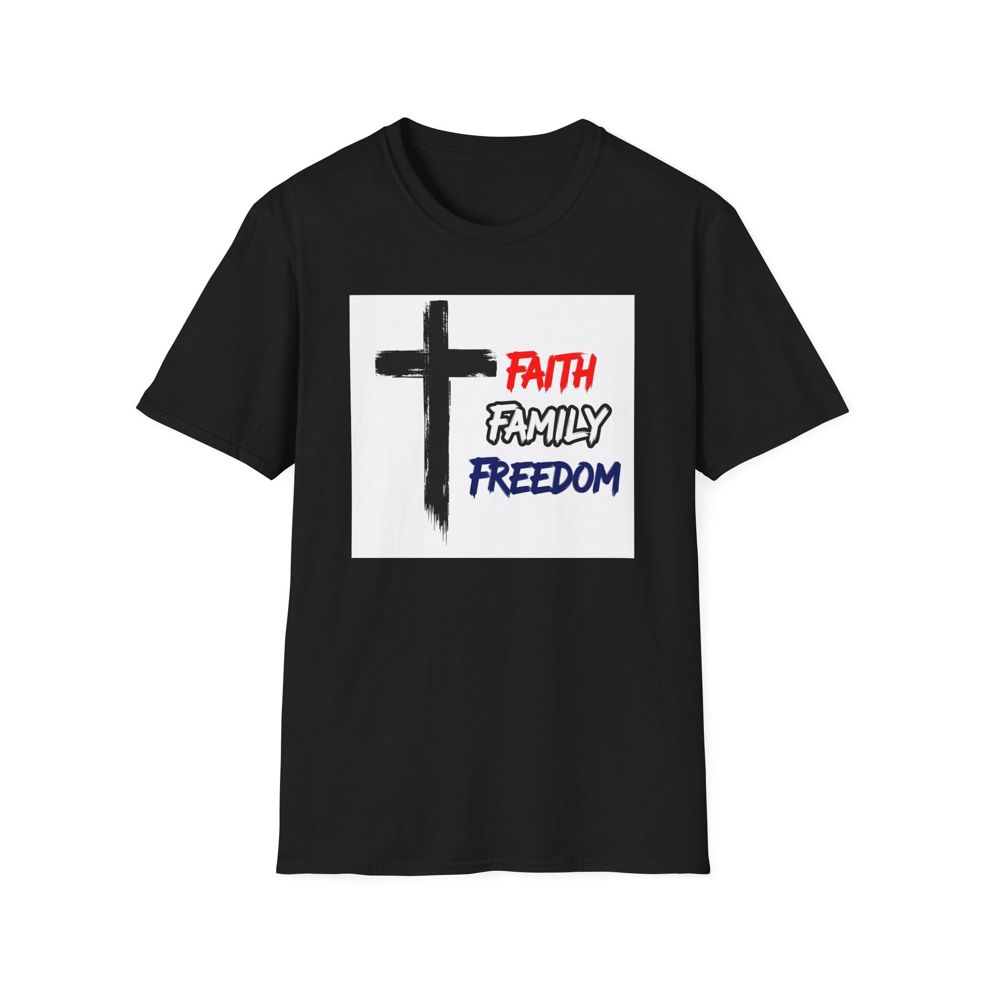 American Heritage Graphic Short Tee - "Faith Family Freedom V.1"
