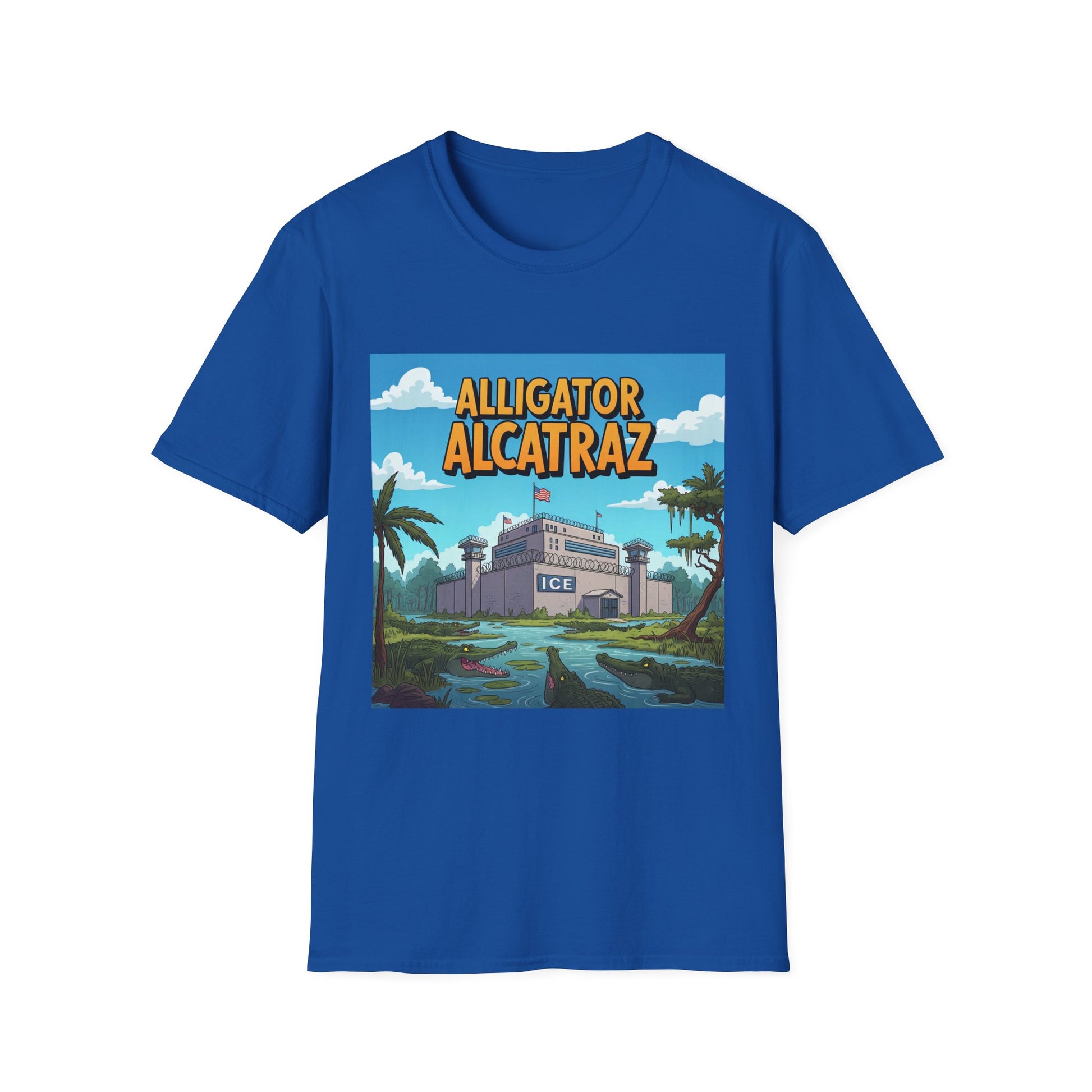Graphic Tee - Funny "Alligator Alcatraz"