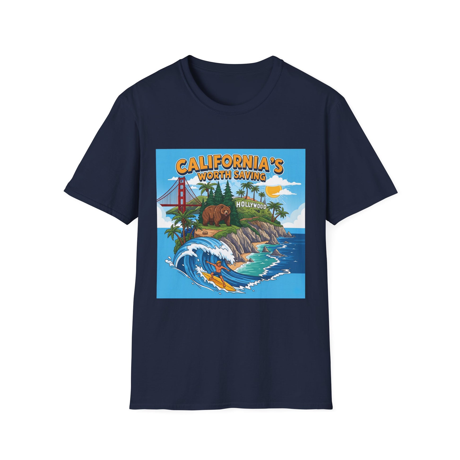 Graphic Tee - Funny "Cali's Worth Saving"