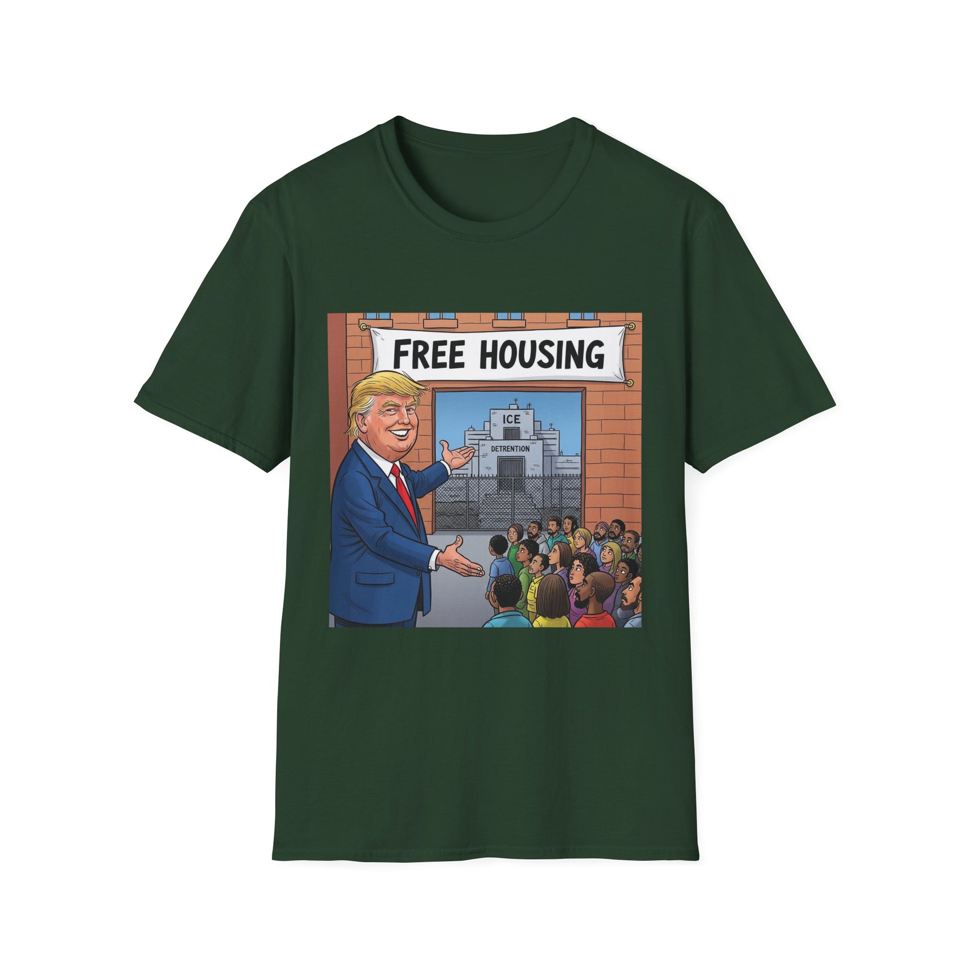 Graphic Tee - Funny "Free Housing"