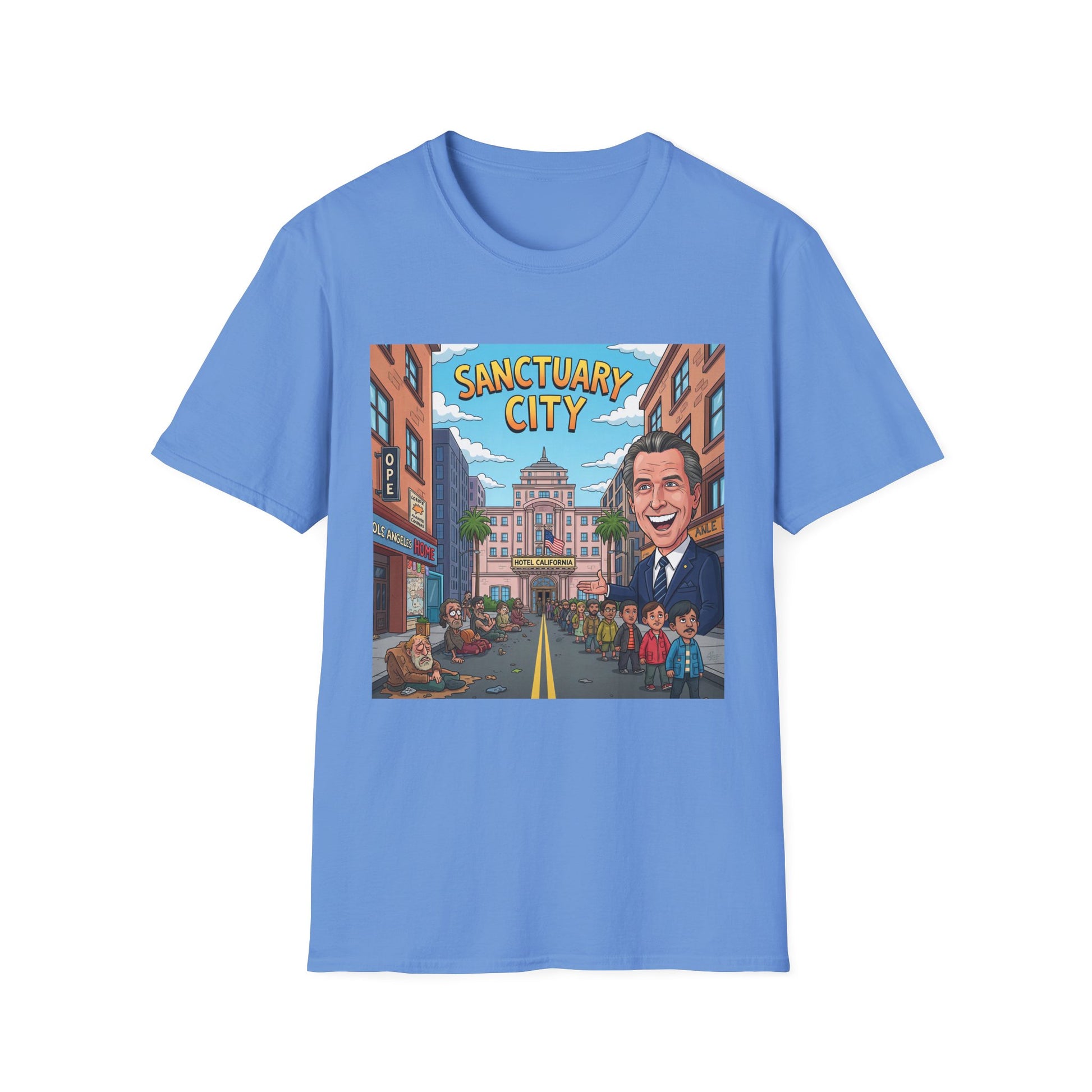Graphic Tee - Funny "Sanctuary City, CA."