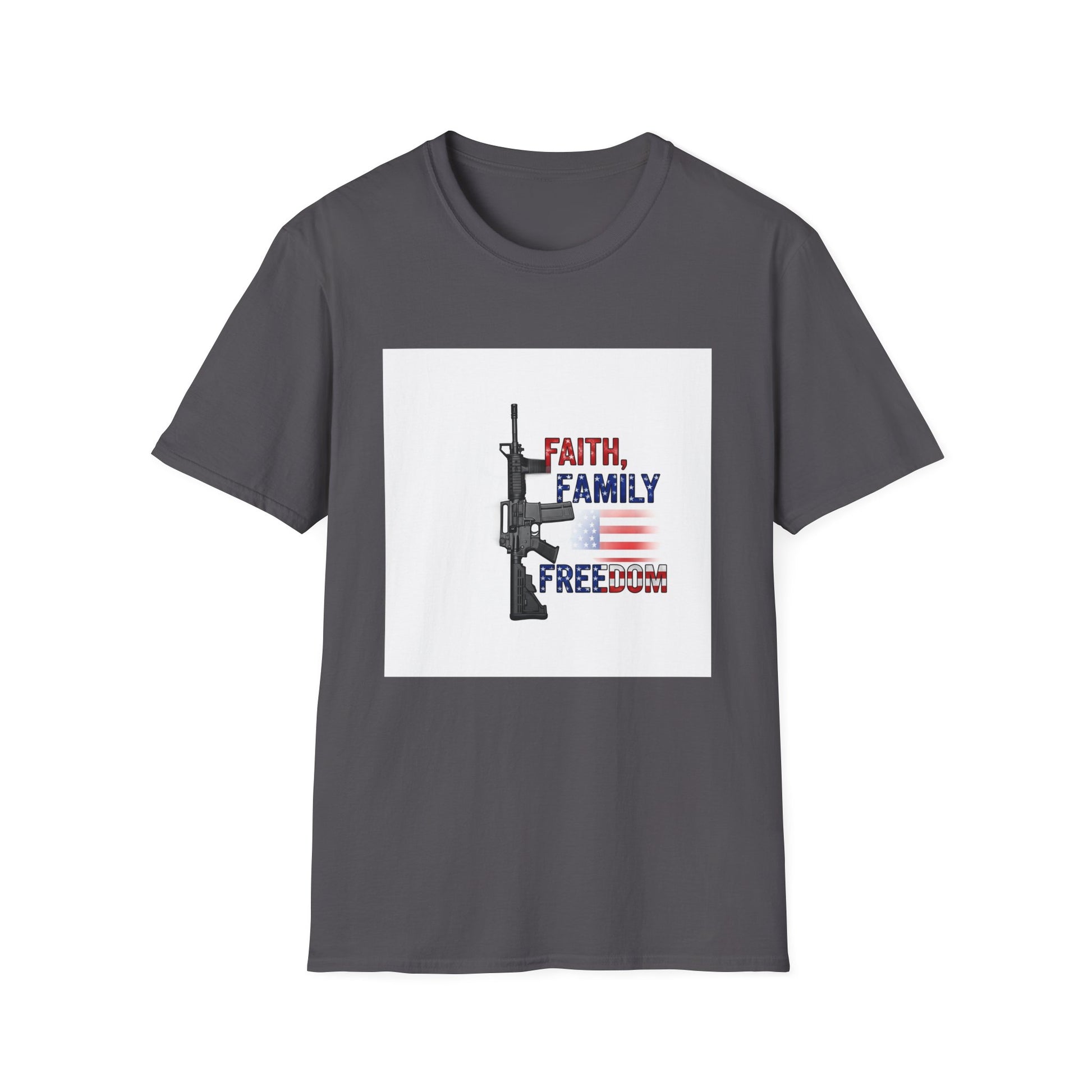 American Heritage Graphic Short Tee - "Faith Family Freedom V.5"