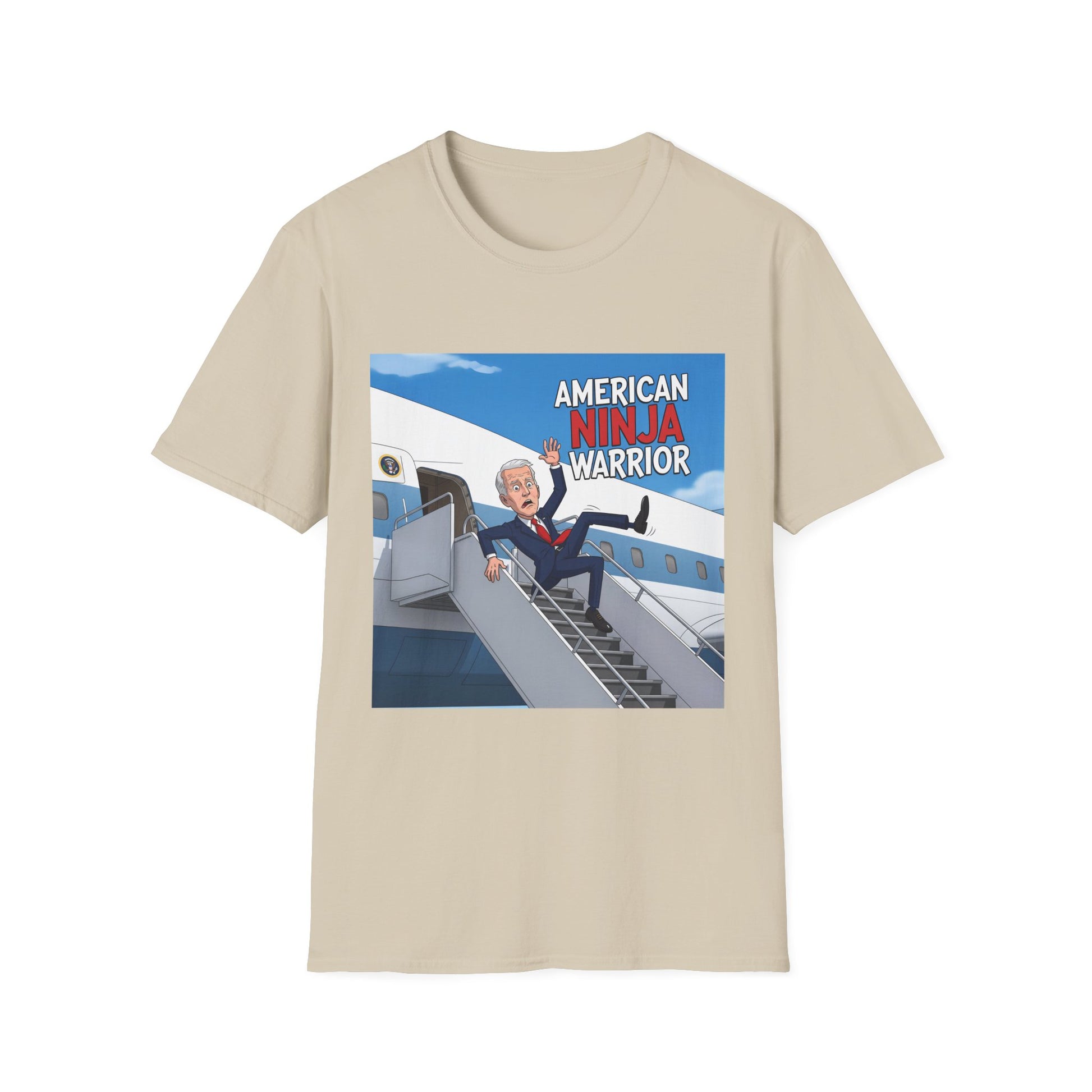 Graphic Tee - Funny Joe Biden "American Ninja Warrior"