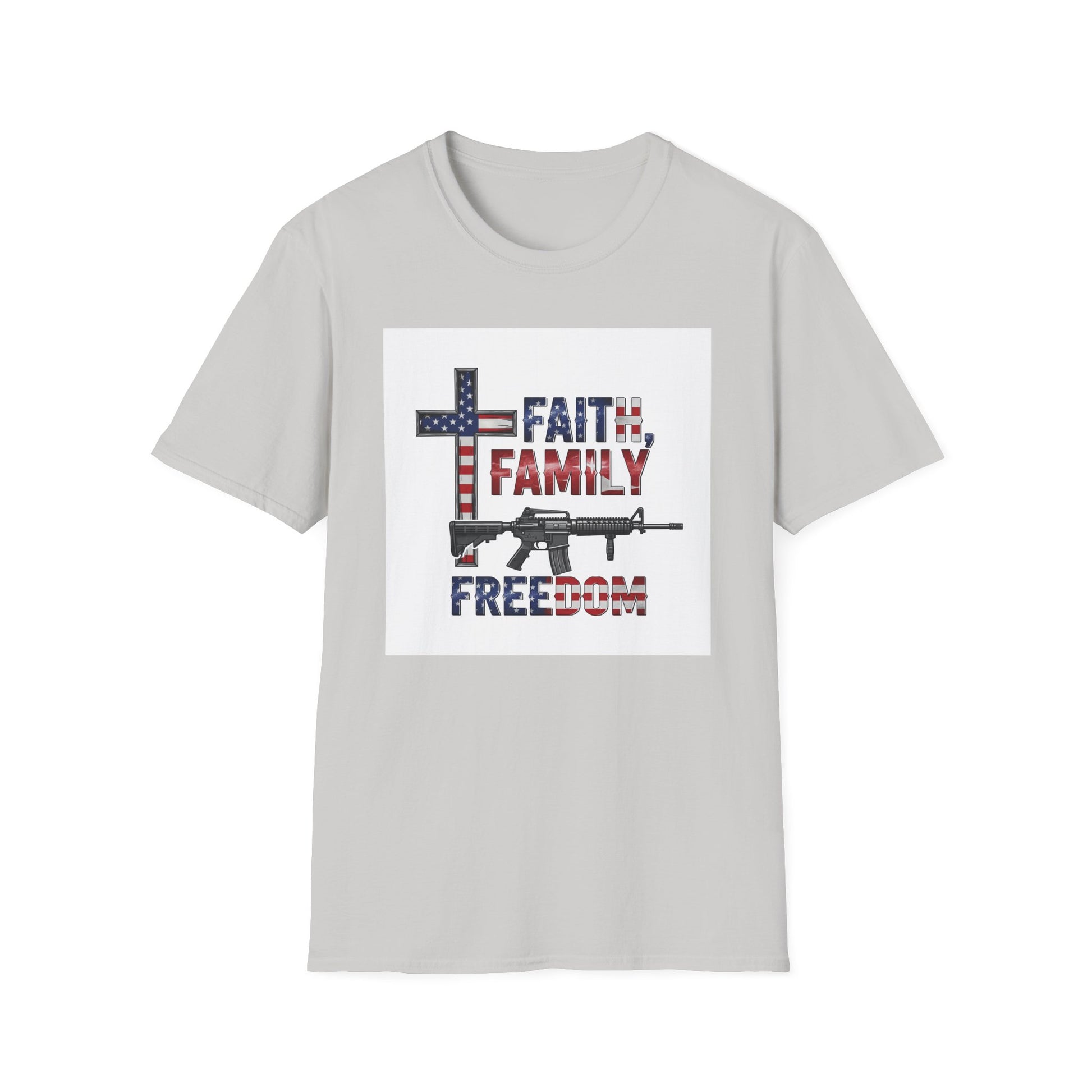 American Heritage Graphic Short Tee - "Faith Family Freedom V.2"