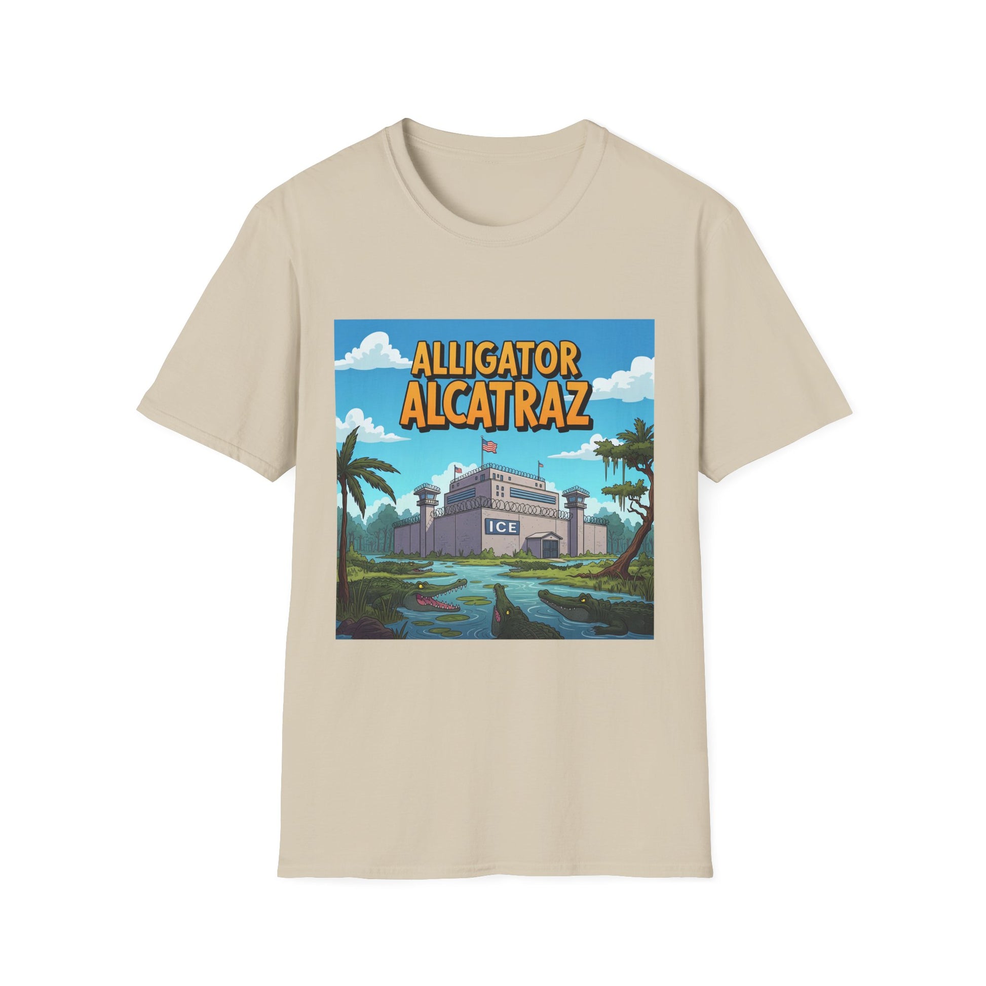 Graphic Tee - Funny "Alligator Alcatraz"