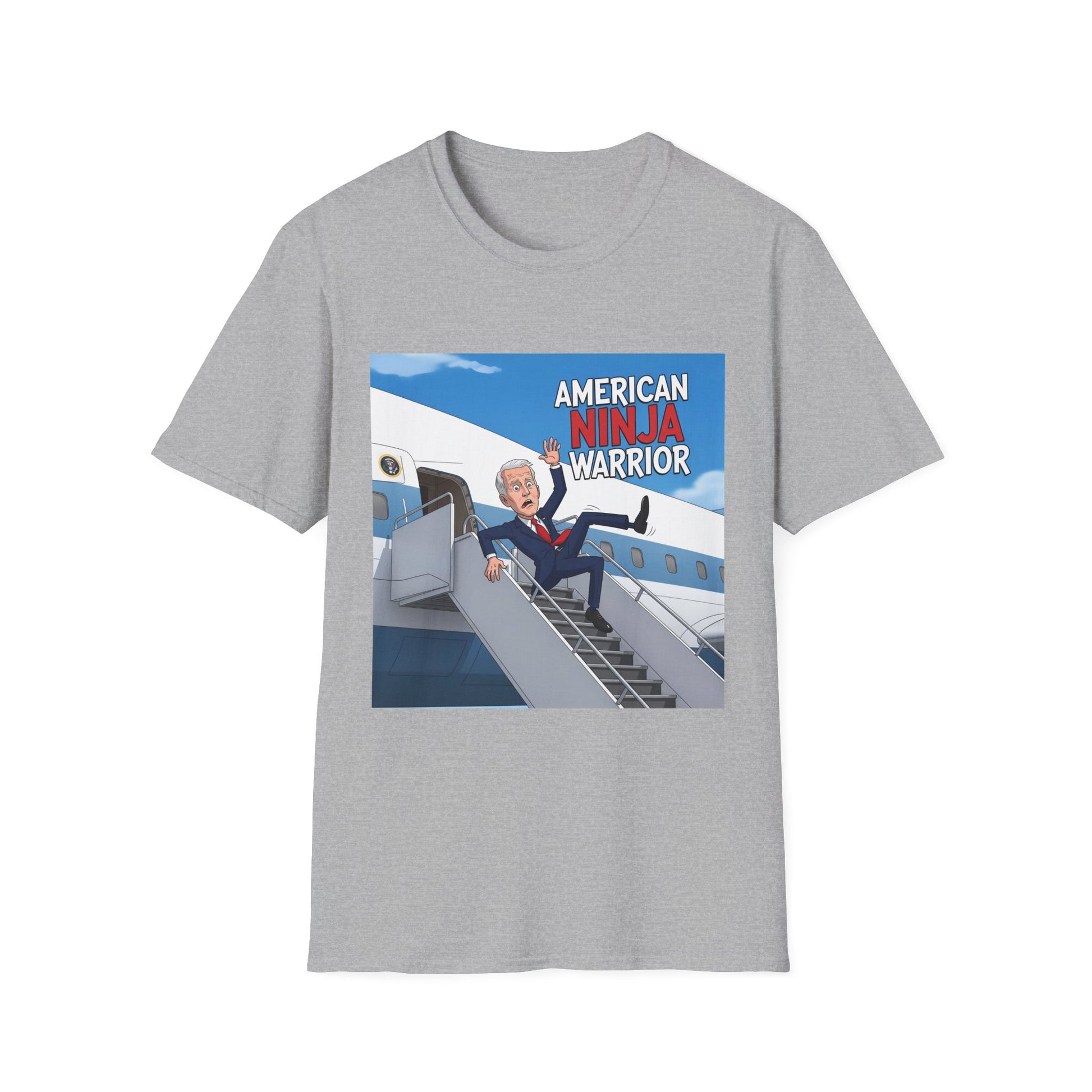 Graphic Tee - Funny Joe Biden "American Ninja Warrior"
