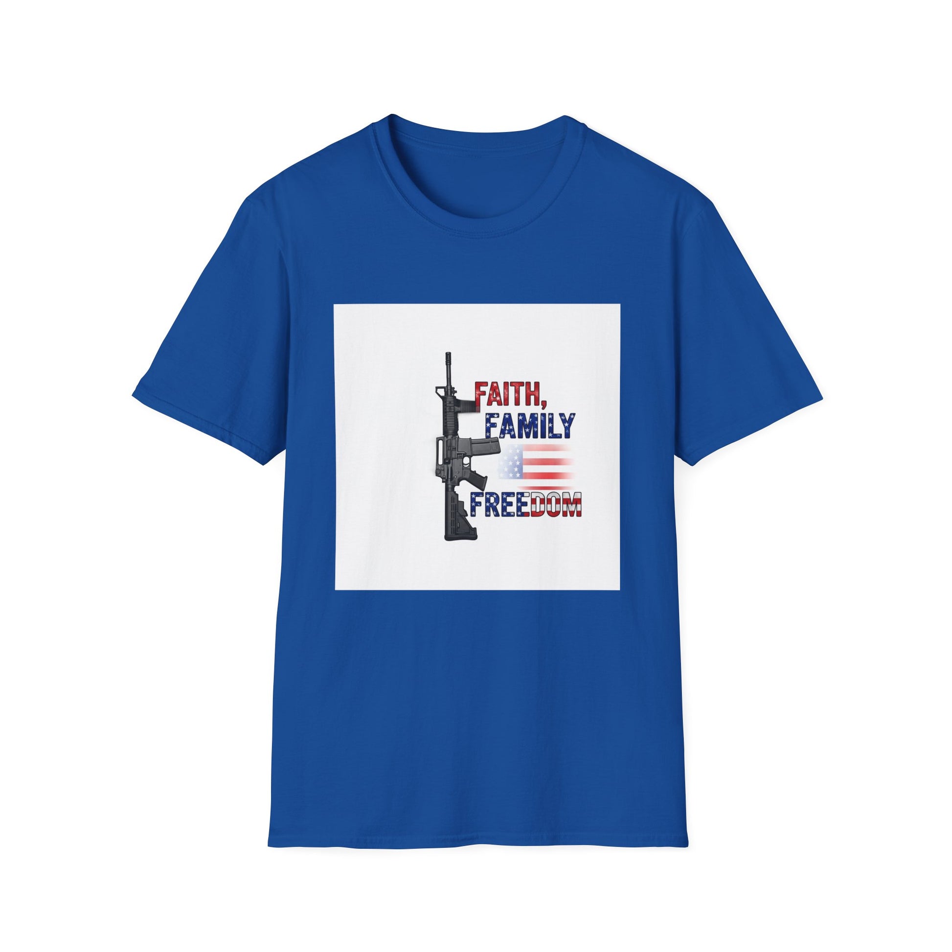 American Heritage Graphic Short Tee - "Faith Family Freedom V.5"