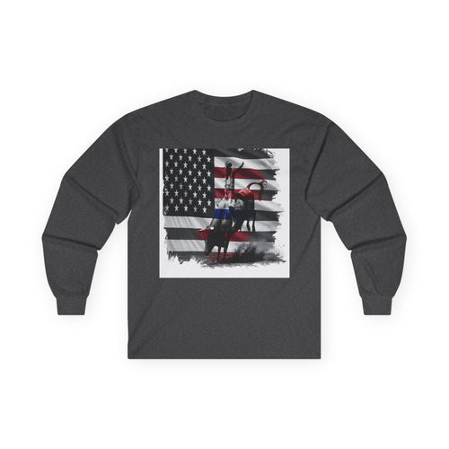 American Heritage Graphic Long Sleeve Tee - "Get Bucked"