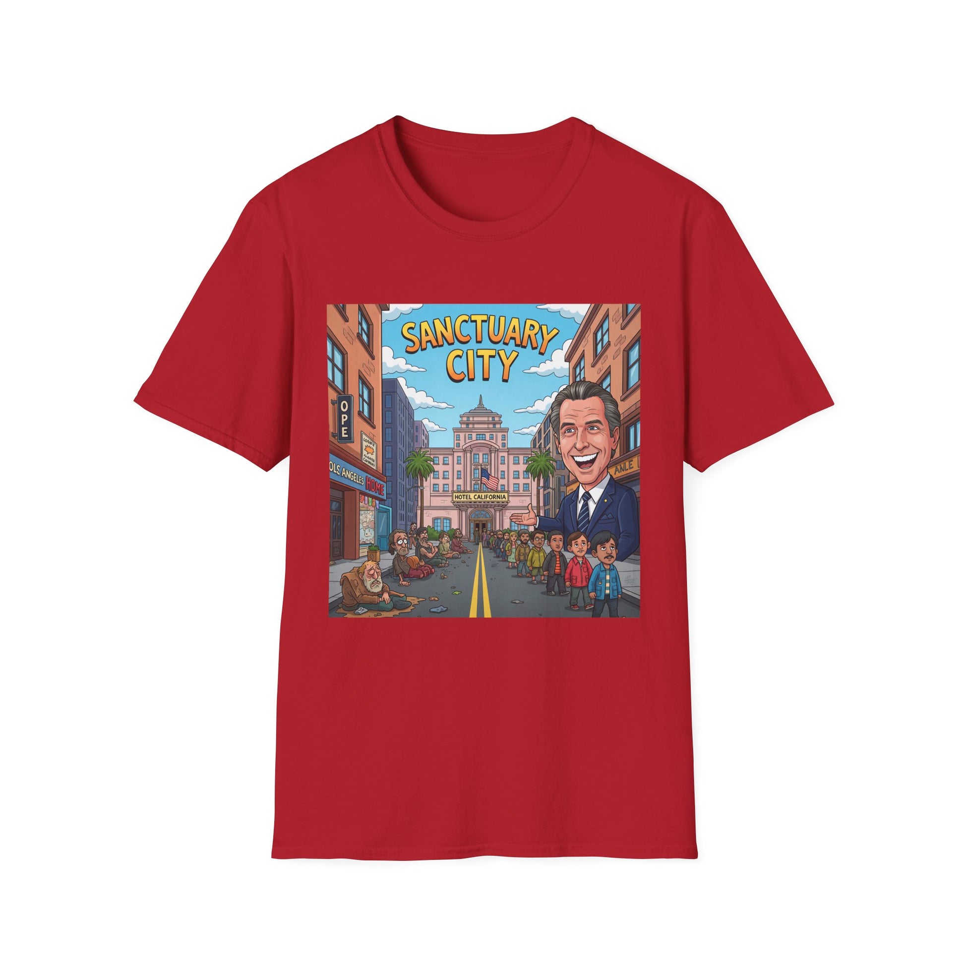 Graphic Tee - Funny "Sanctuary City, CA."