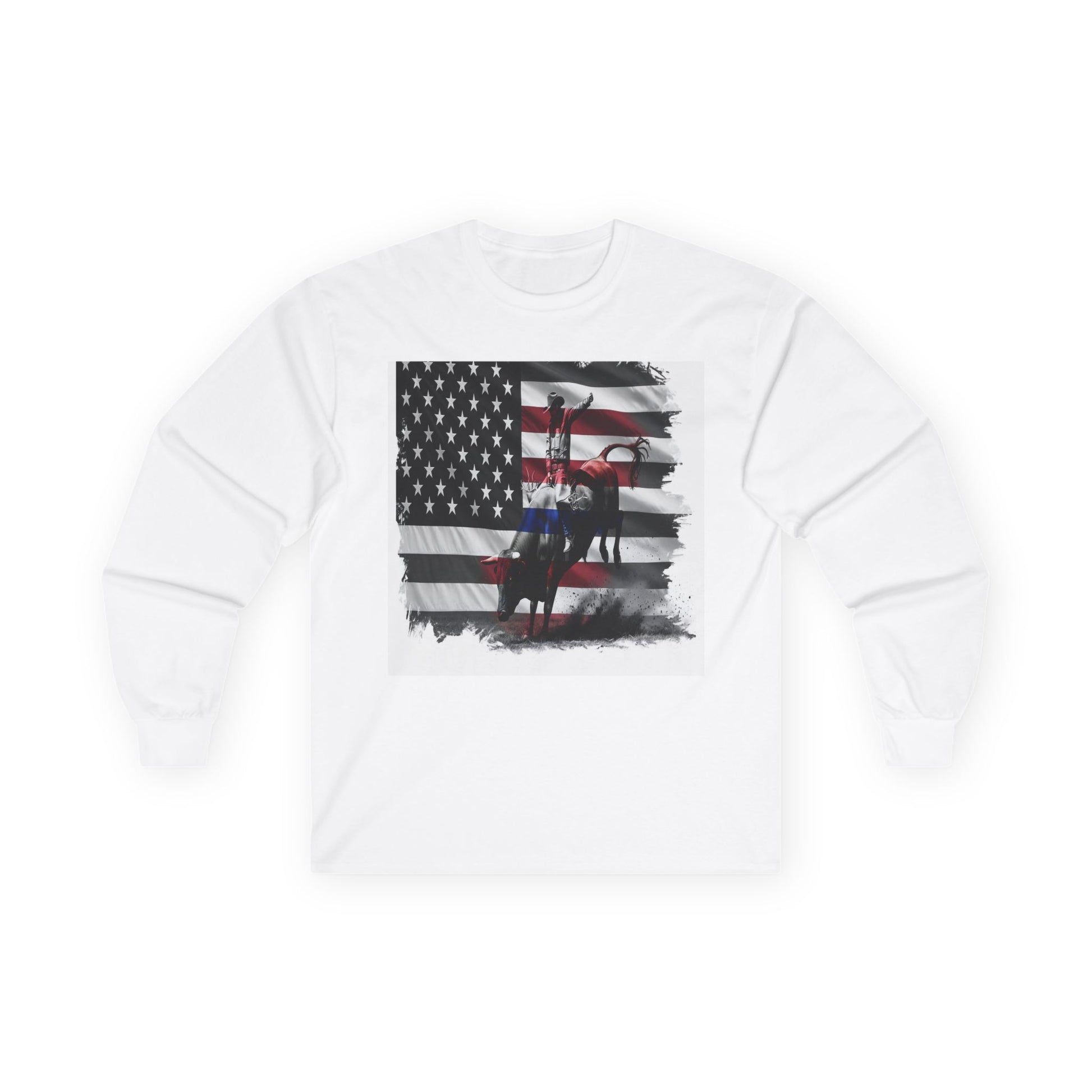 American Heritage Graphic Long Sleeve Tee - "Get Bucked"