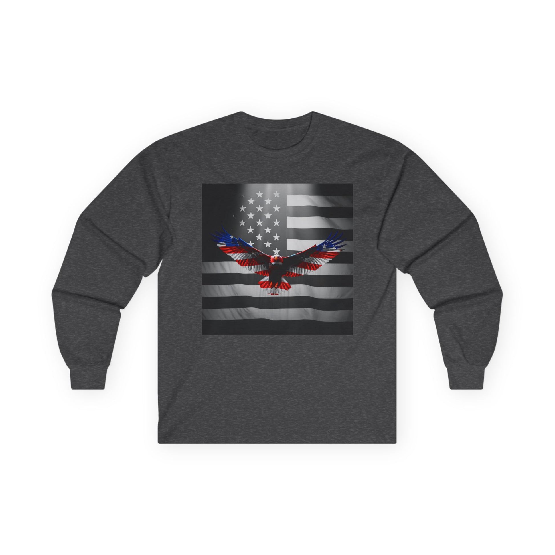 American Heritage Graphic Long Sleeve Tee - "Soaring Eagle"