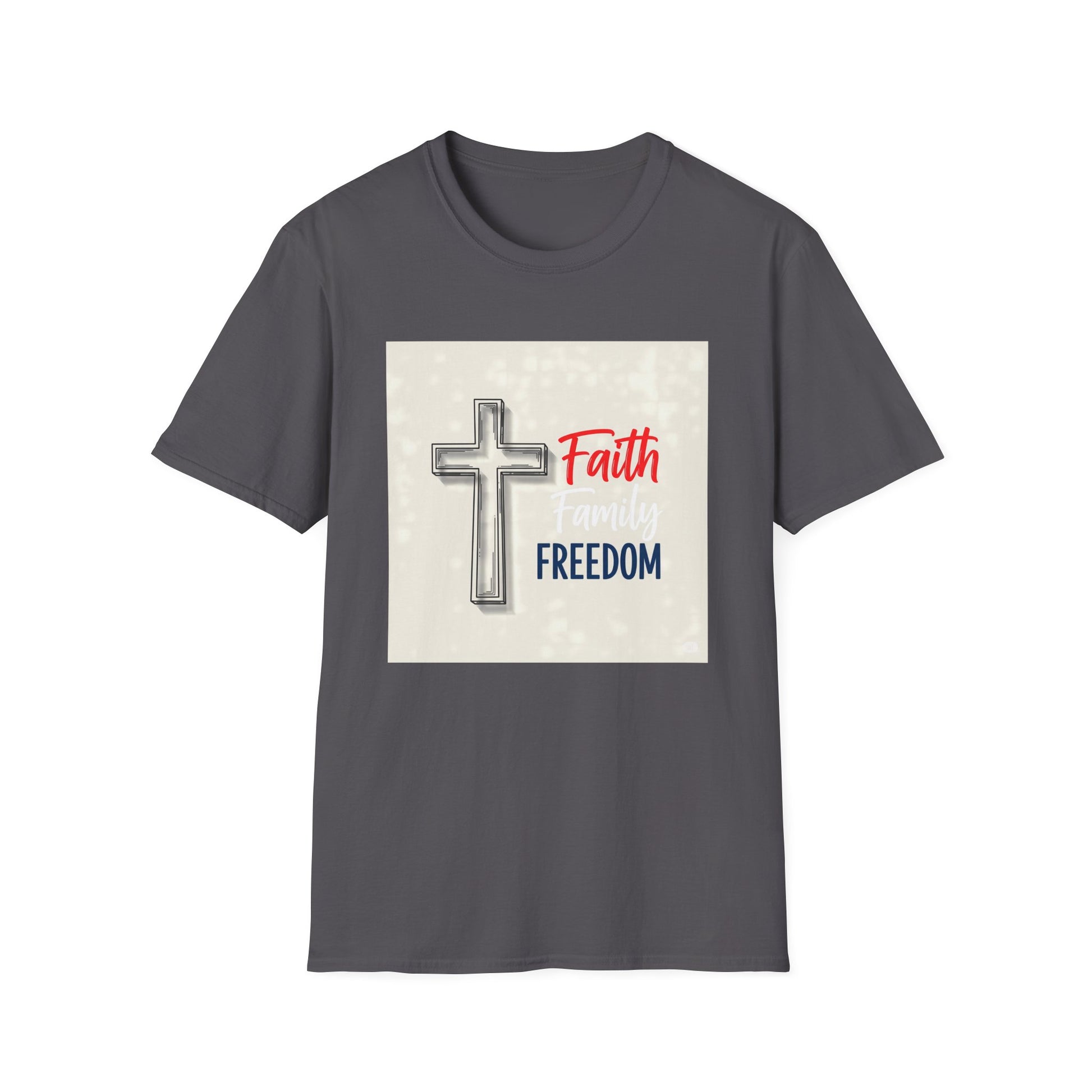 American Heritage Graphic Short Tee - "Faith Family Freedom V.4"