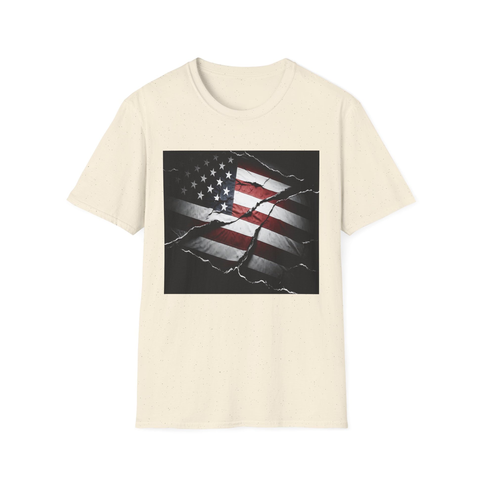 American Heritage Graphic Short Tee - "Distressed & Torn"
