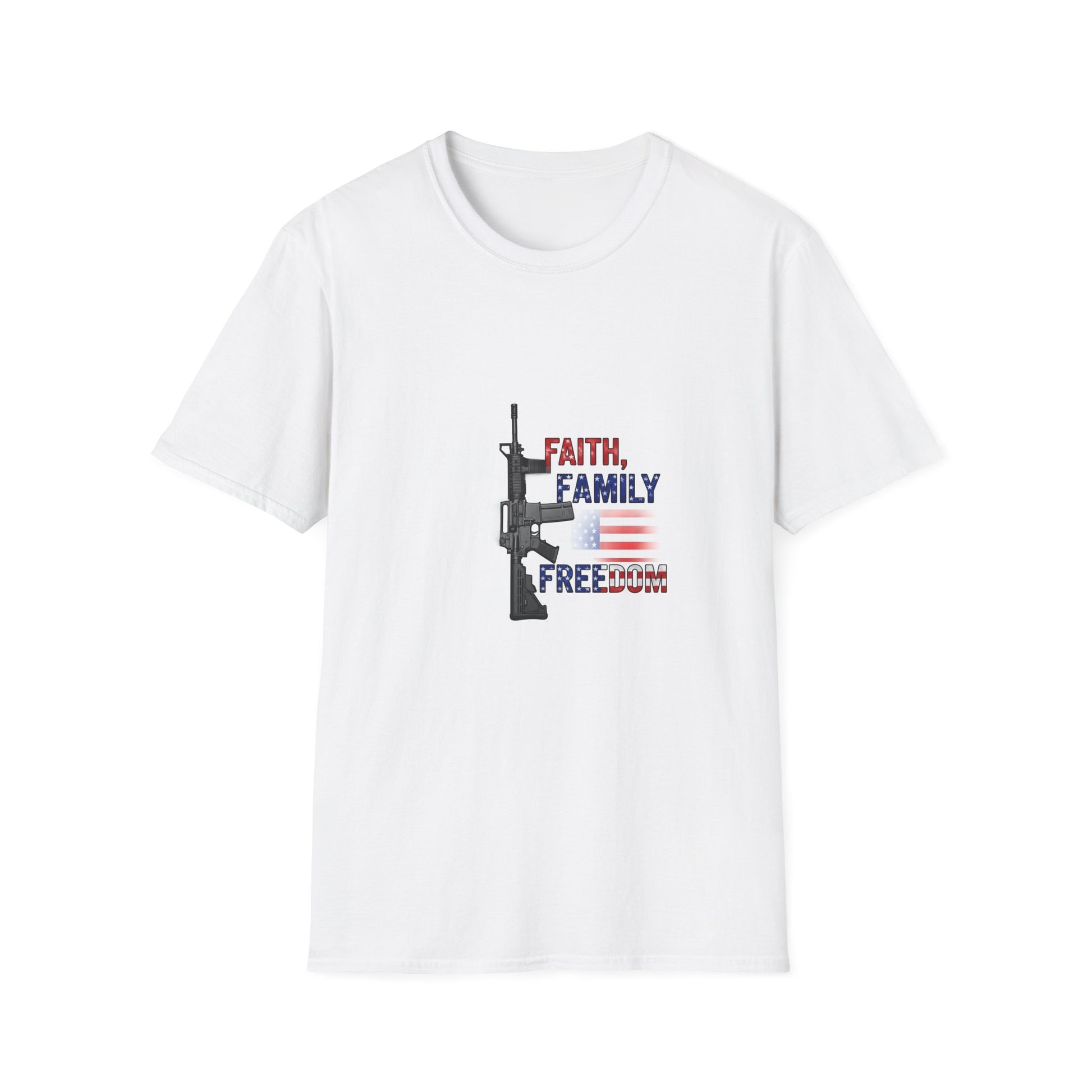 American Heritage Graphic Short Tee - "Faith Family Freedom V.5"