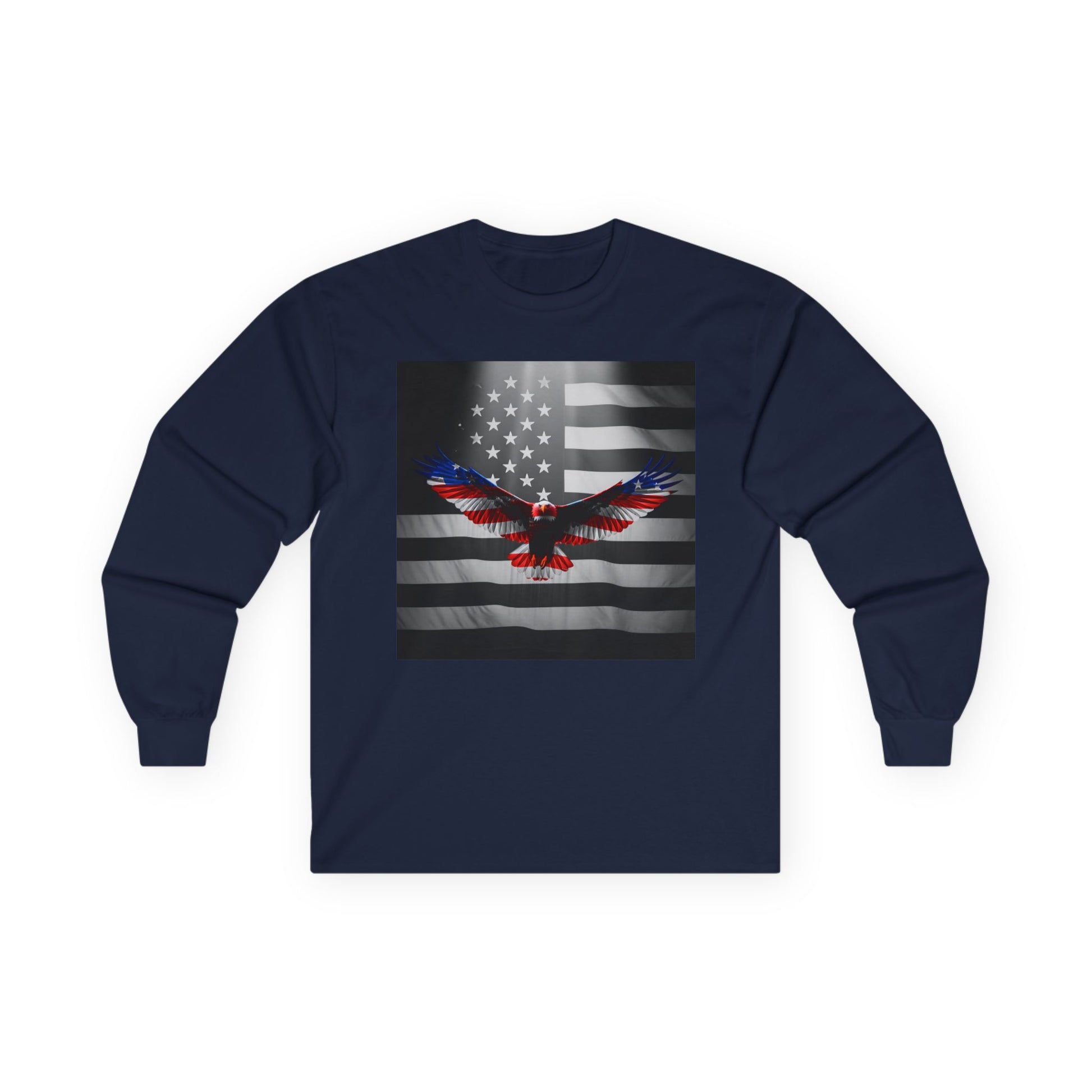 American Heritage Graphic Long Sleeve Tee - "Soaring Eagle"
