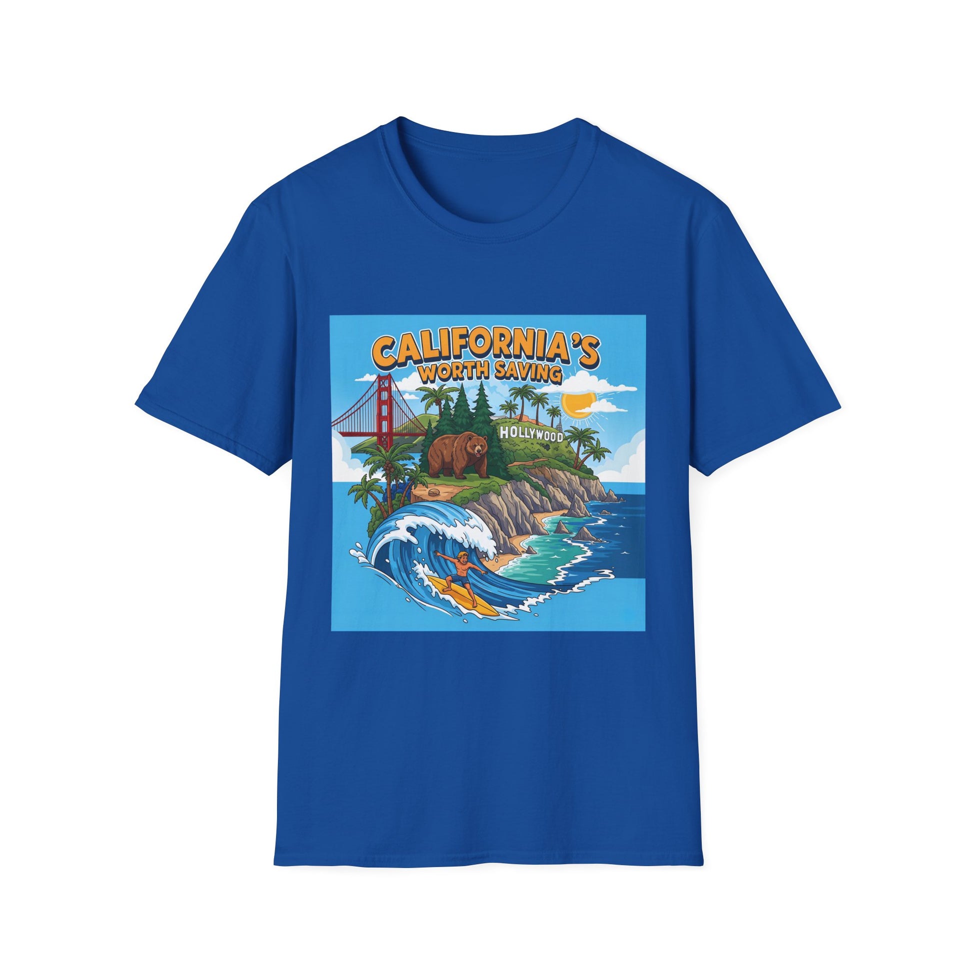 Graphic Tee - Funny "Cali's Worth Saving"