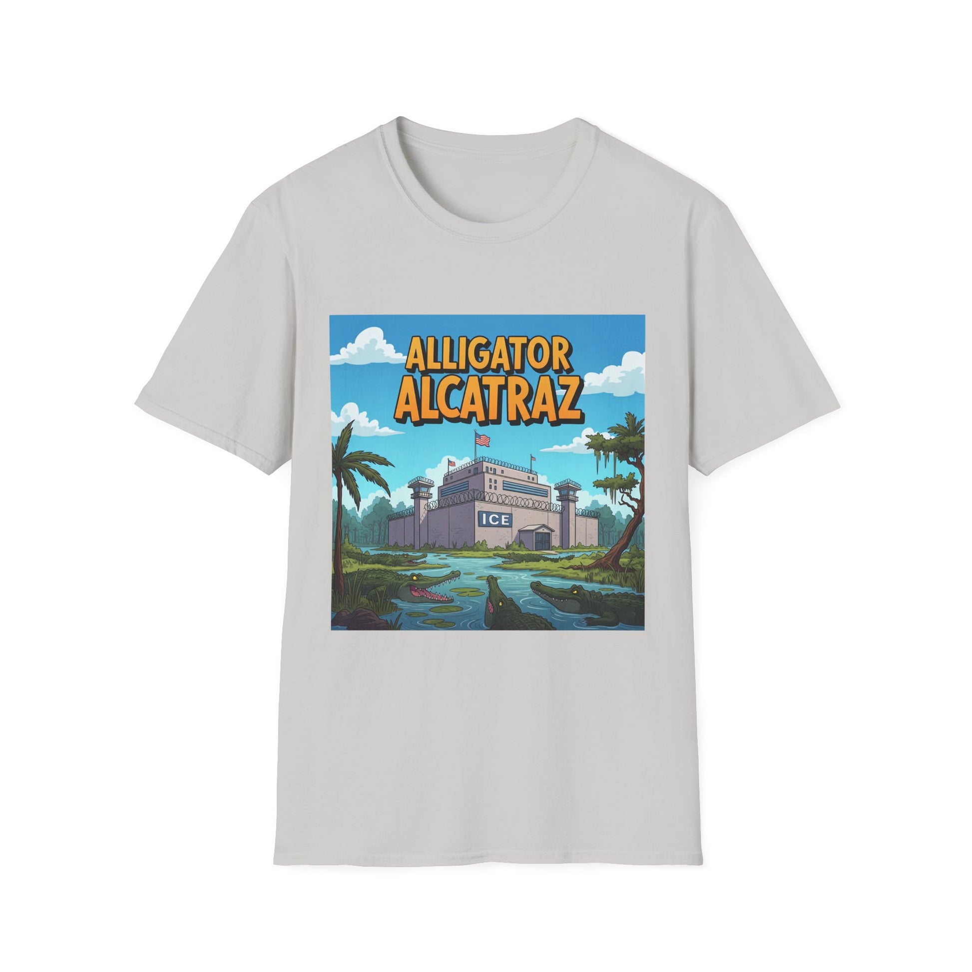 Graphic Tee - Funny "Alligator Alcatraz"