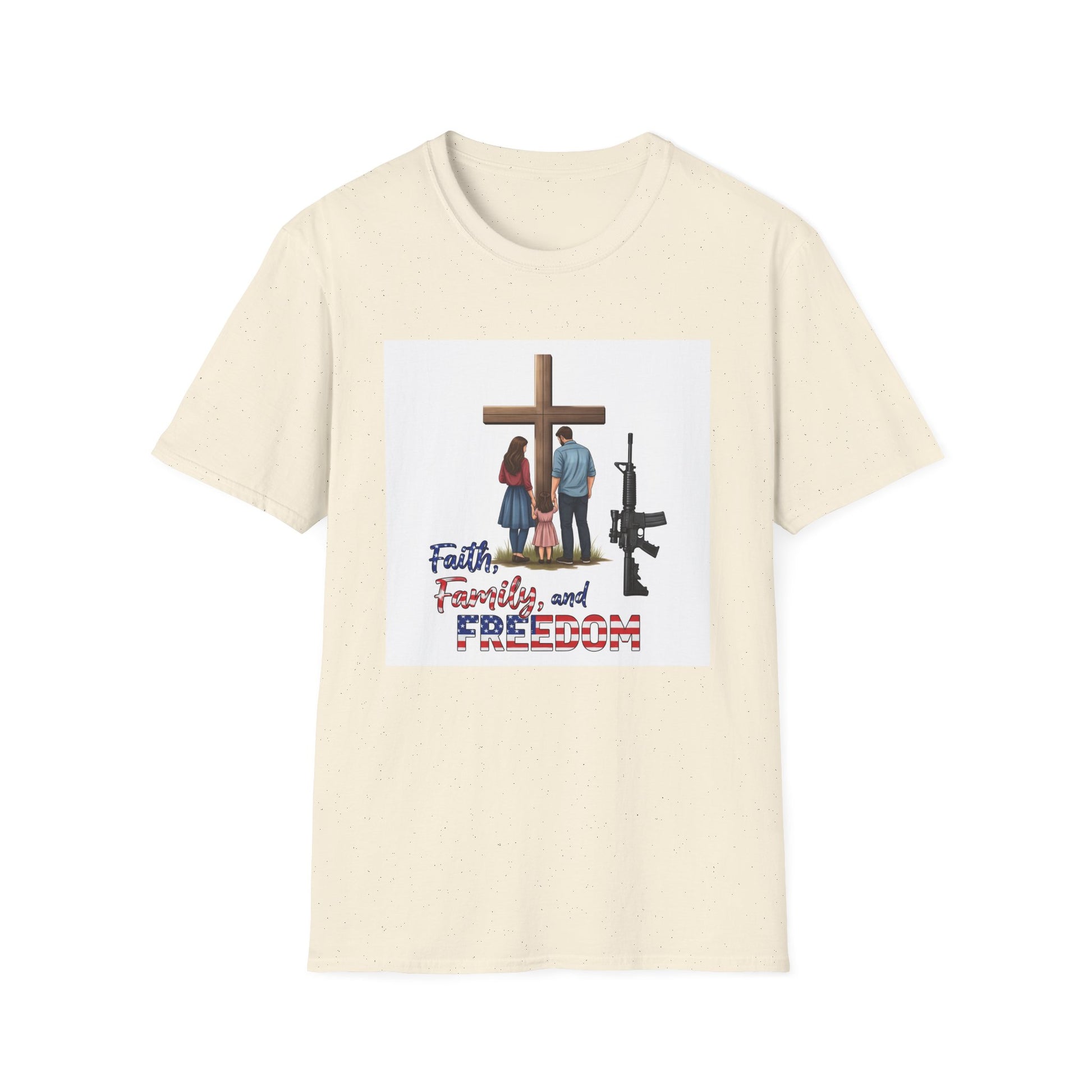 American Heritage Graphic Short Tee - "Faith Family Freedom V.3"