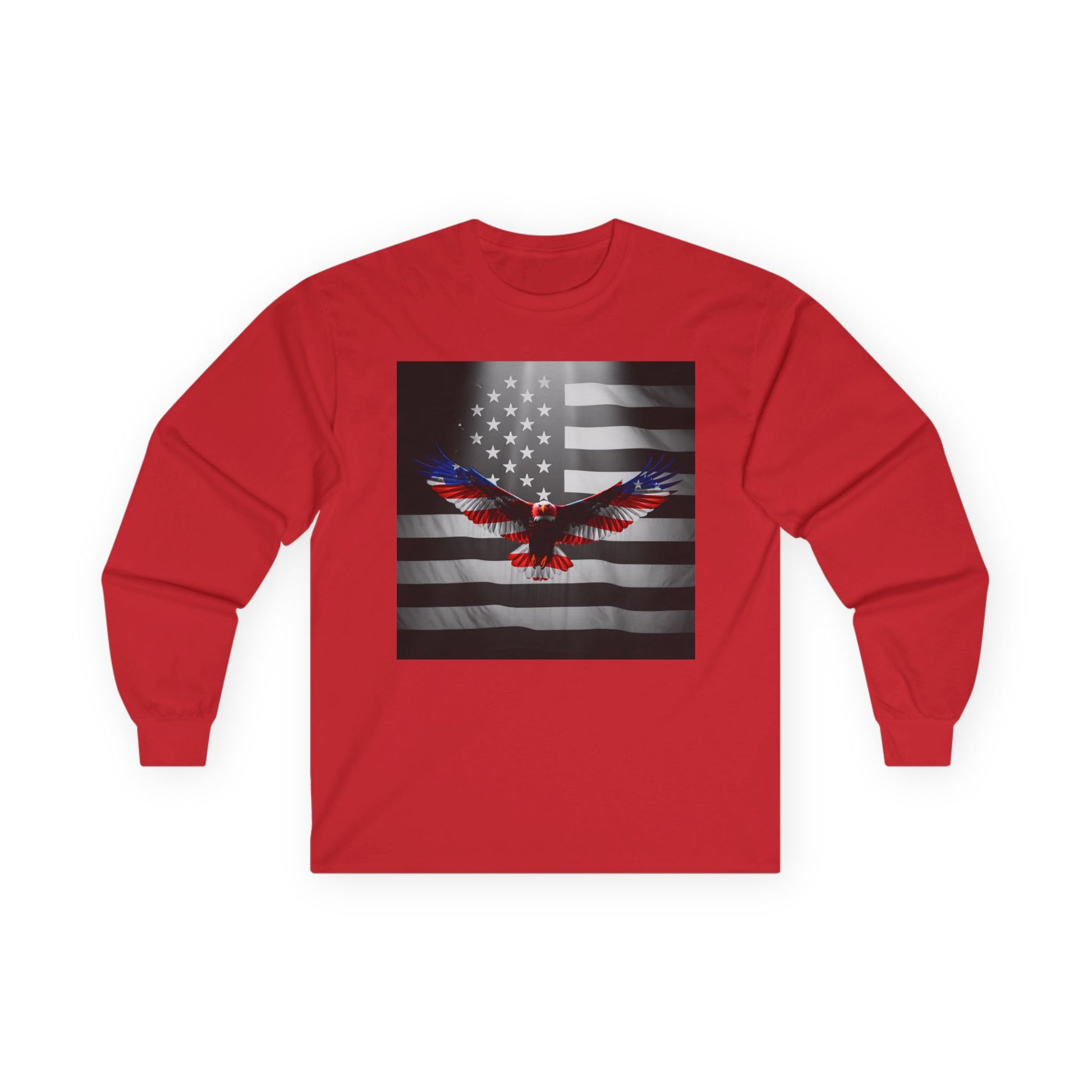 American Heritage Graphic Long Sleeve Tee - "Soaring Eagle"