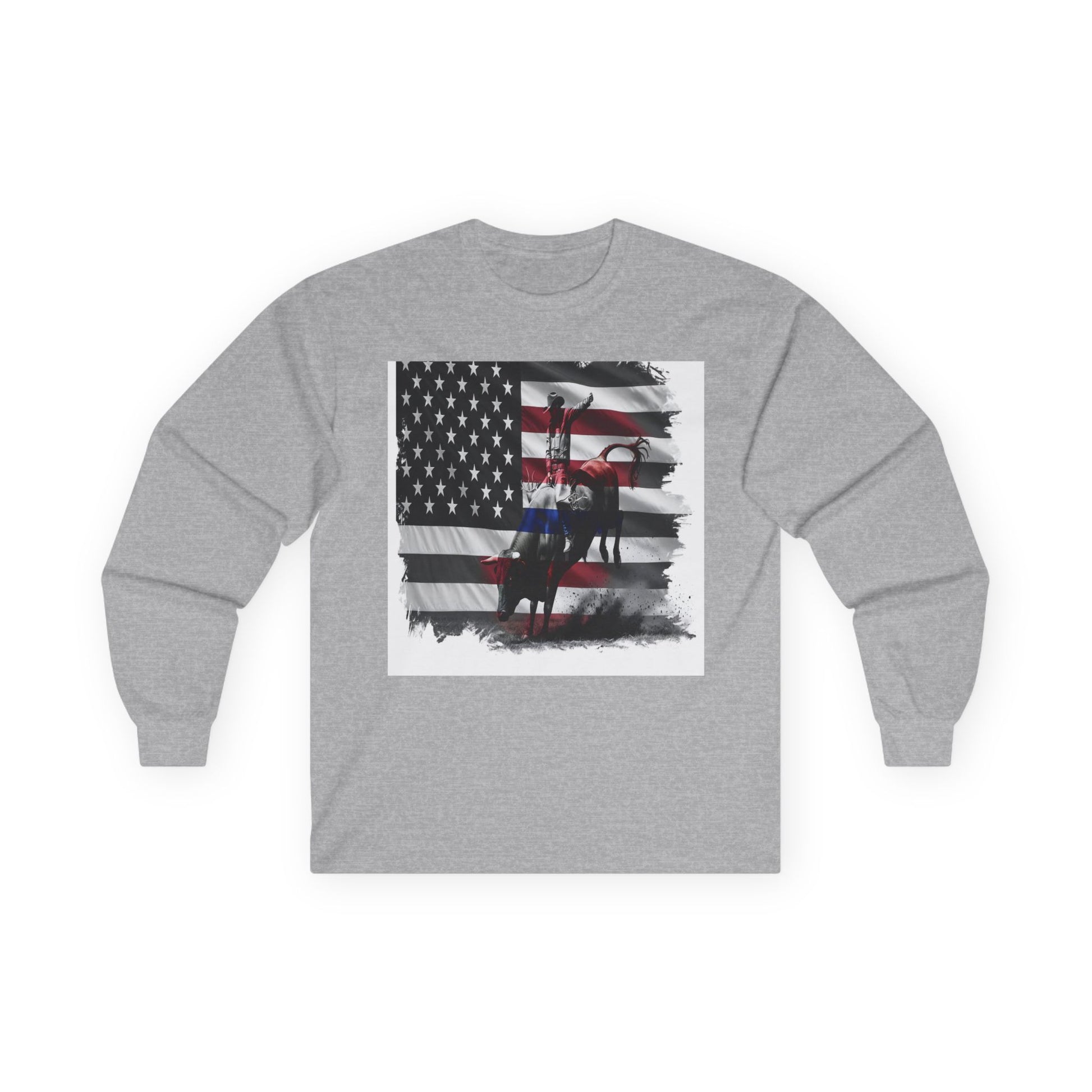 American Heritage Graphic Long Sleeve Tee - "Get Bucked"