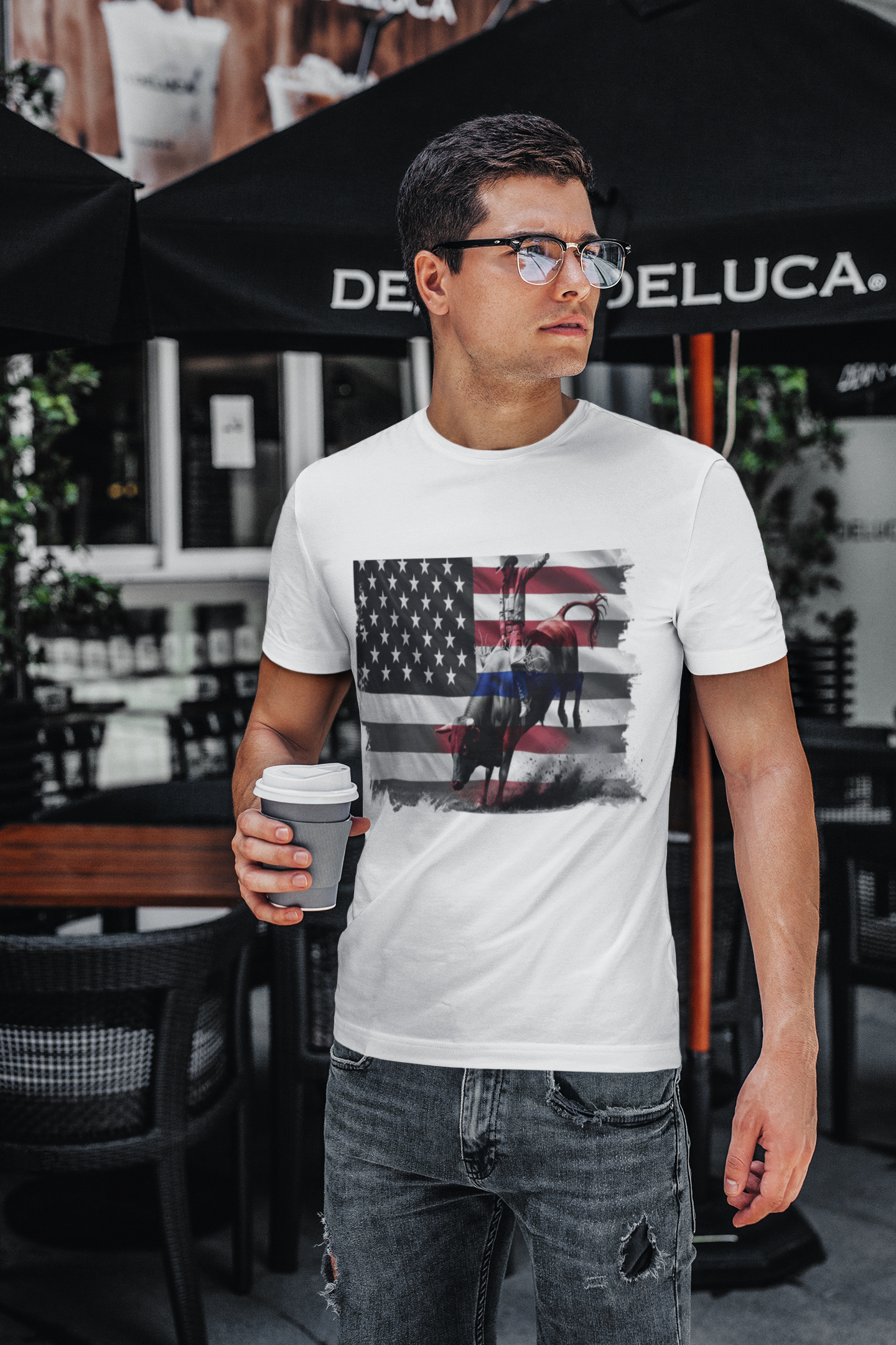 American Heritage Graphic Short Tee - "Get Bucked!"